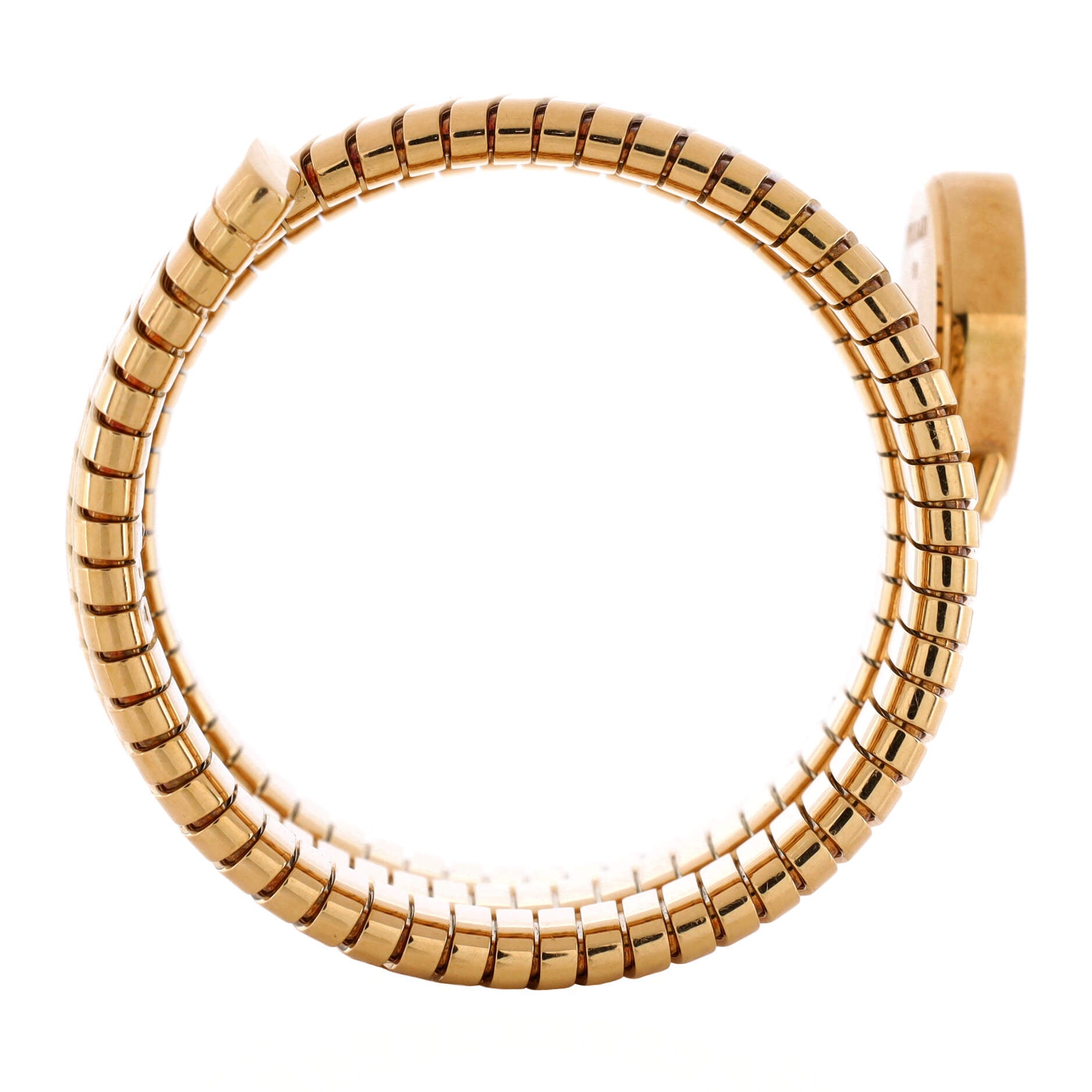 Tubogas Double Spiral Quartz Watch Yellow Gold 19