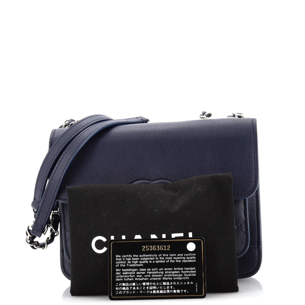 CC Box Flap Bag Quilted Calfskin Mini