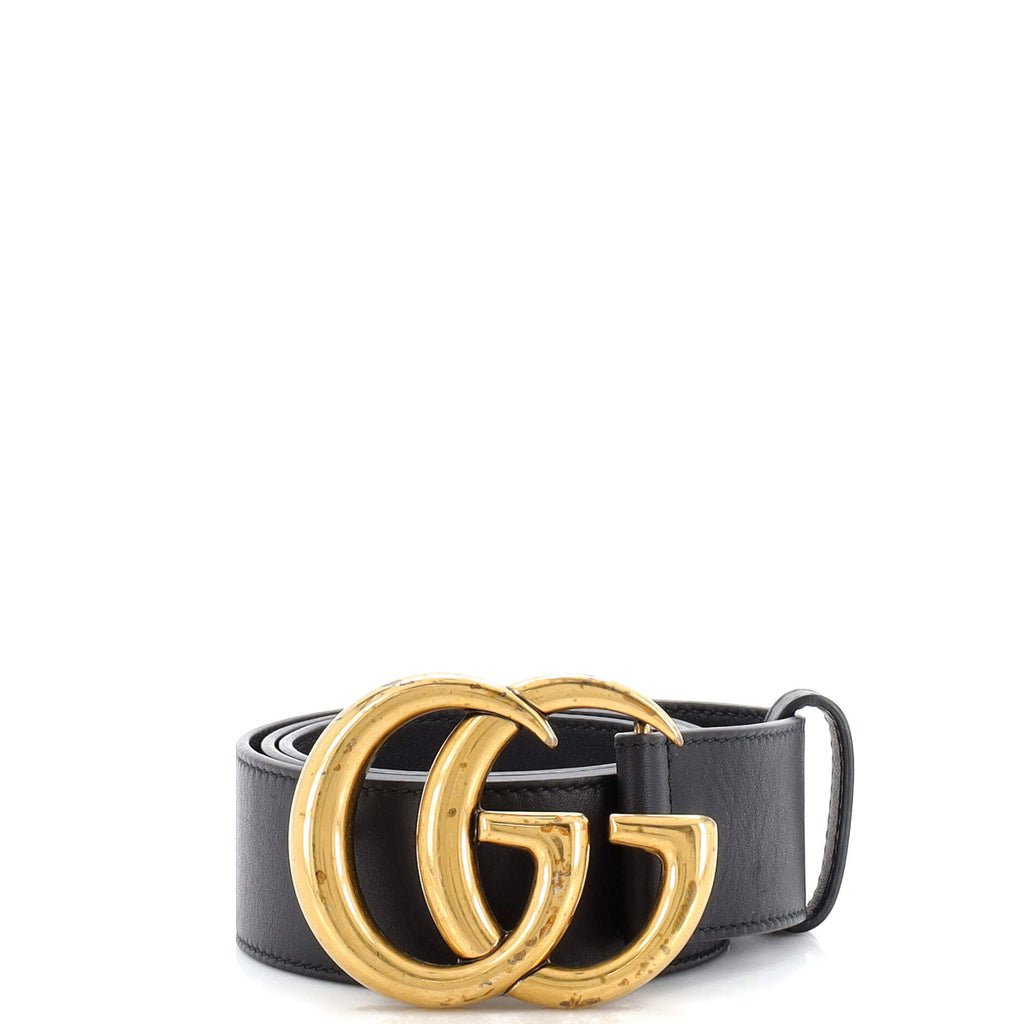 GG Marmont Belt Leather Wide 80