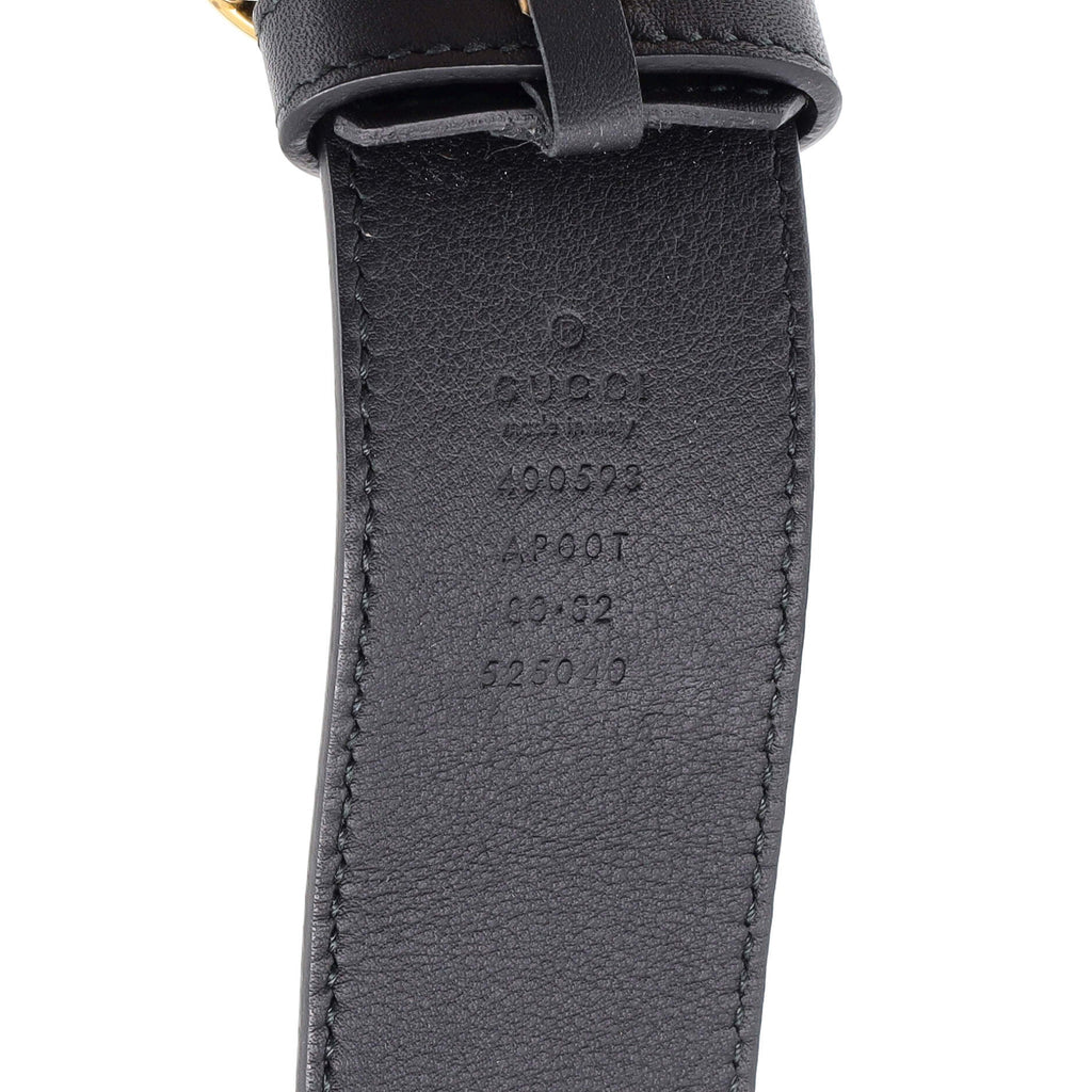 GG Marmont Belt Leather Wide 80