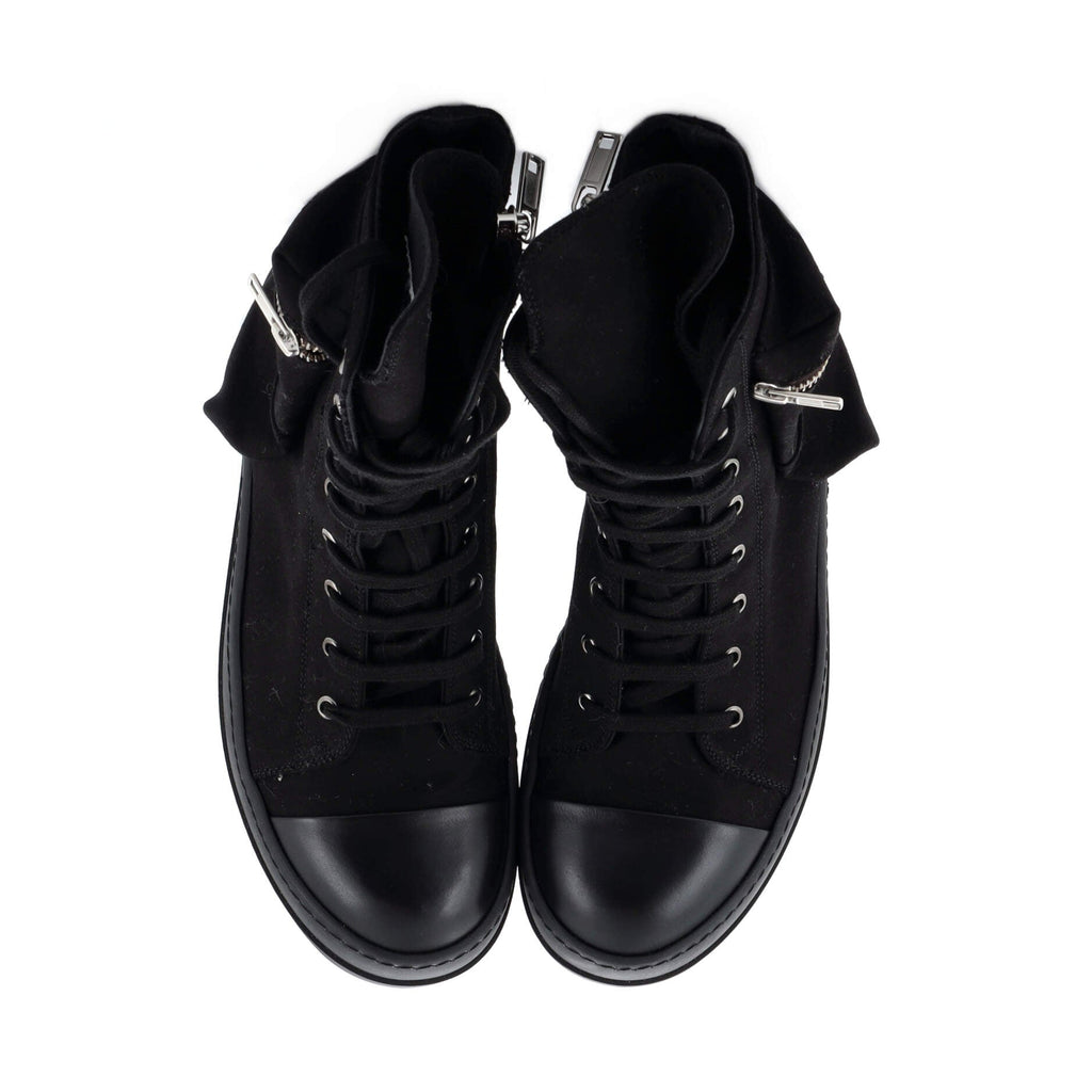Men's DRKSHDW Cargo Ramones High-Top Sneakers Canvas