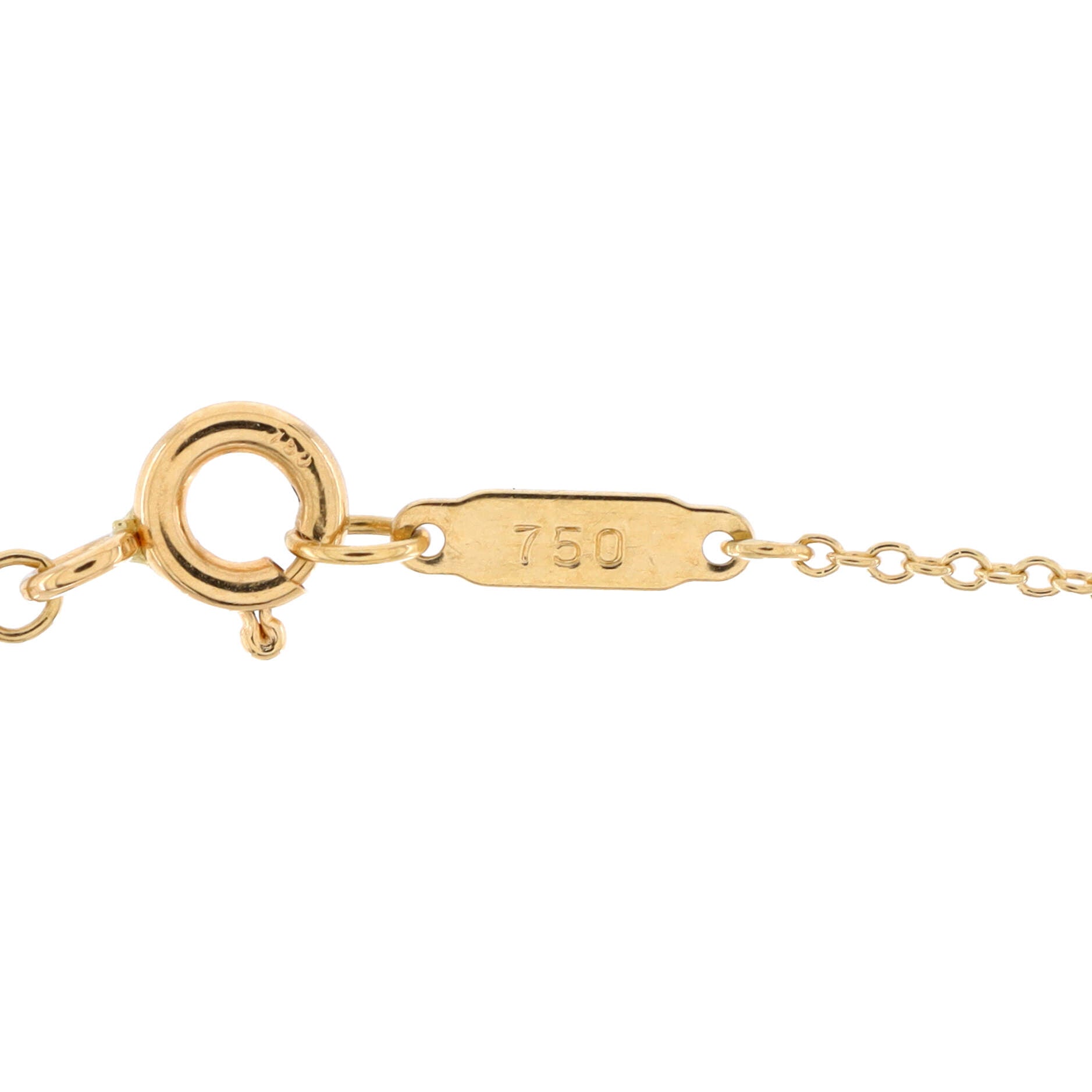 Flower Pendant Necklace 18K Yellow Gold with Diamonds