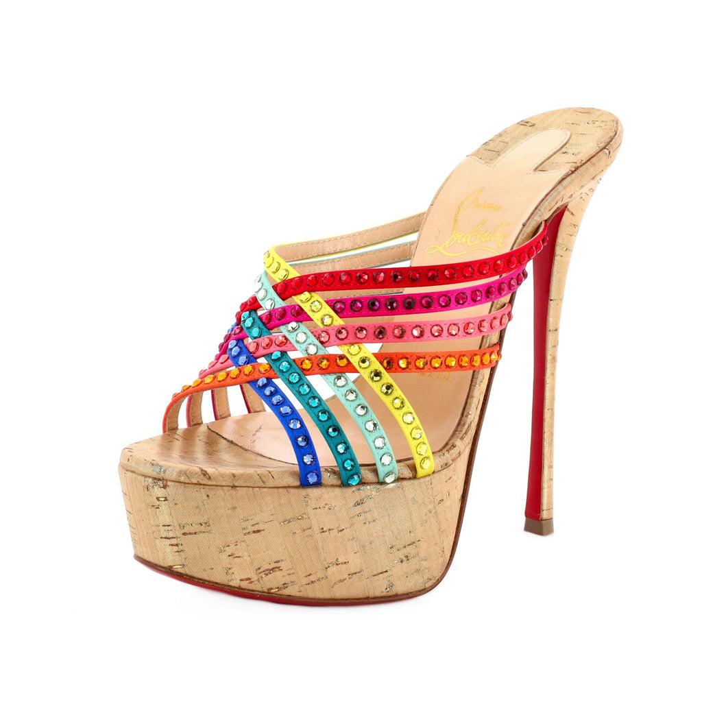 Women's Marthastrass Alta Platform Heeled Sandals Satin 150