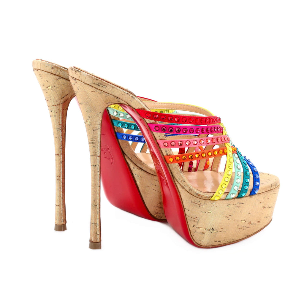 Women's Marthastrass Alta Platform Heeled Sandals Satin 150