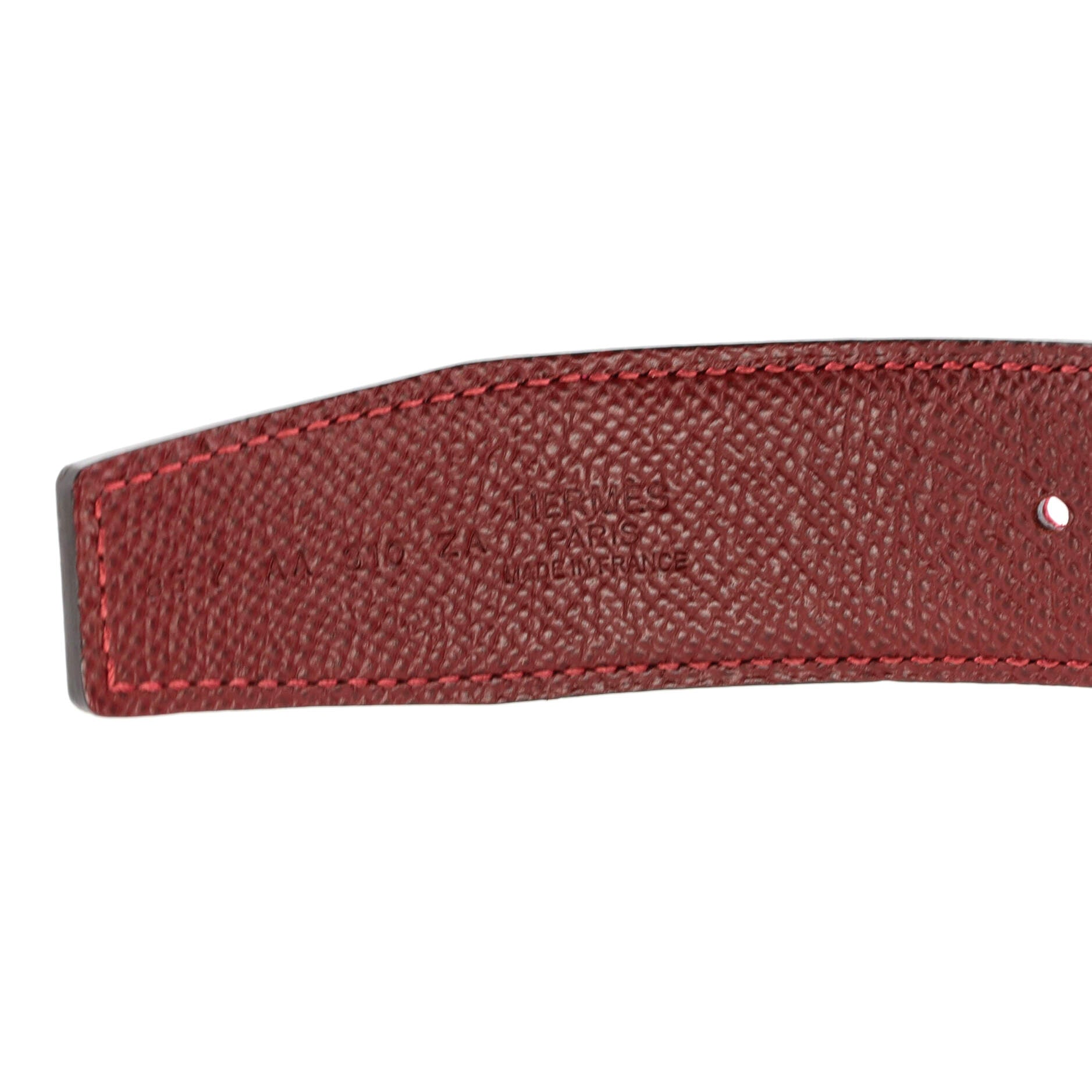Constance Reversible Belt Leather with Guilloche Hardware Medium 85