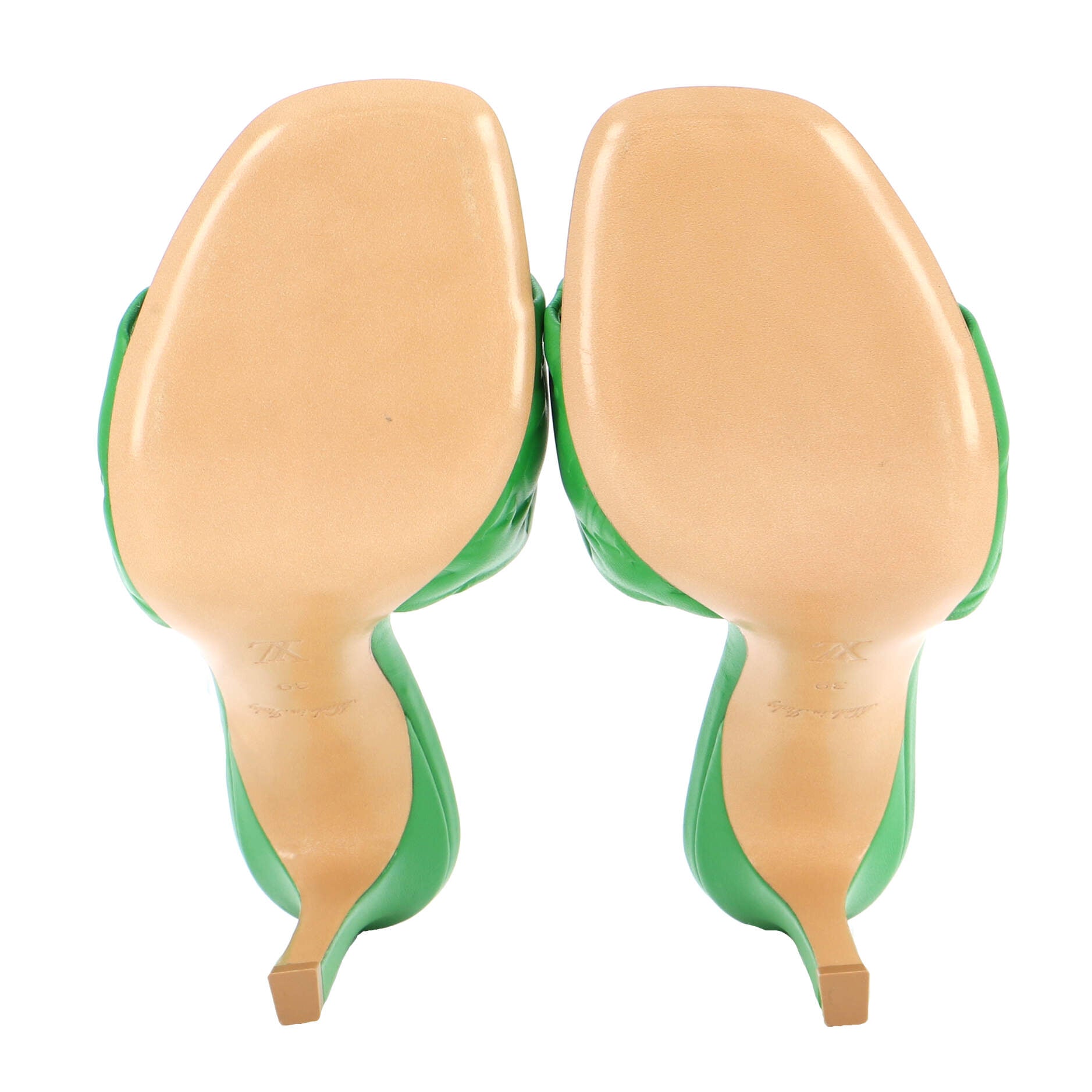 Women's Revival Heeled Mules Monogram Embossed Leather
