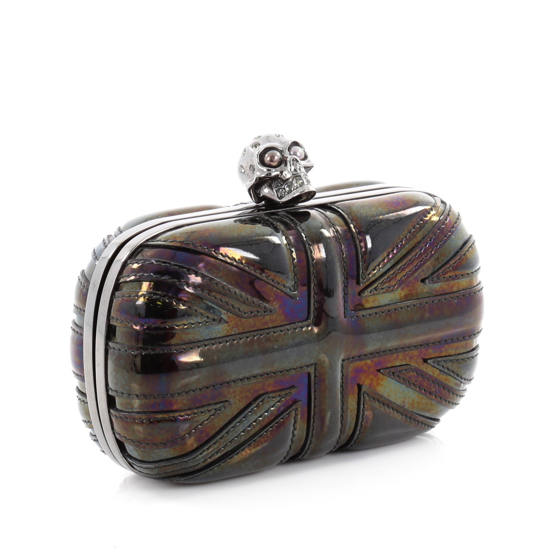 Britannia Skull Box Clutch Patent Small