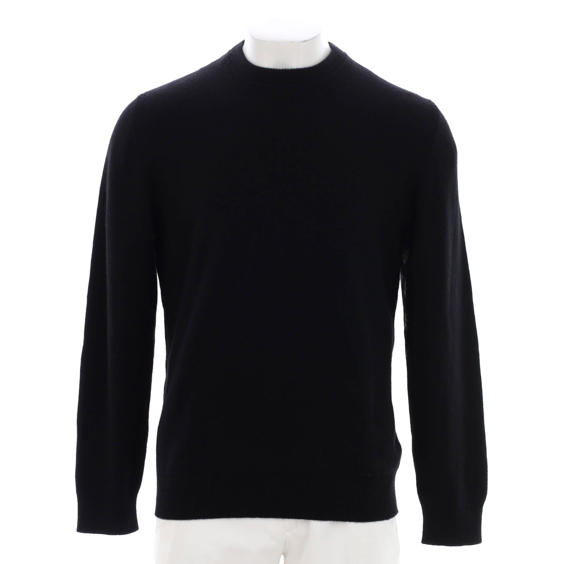 Men's Half And Half Monogram Crewneck Sweater Cashmere Blend