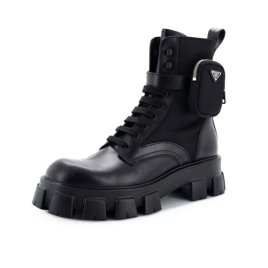 Monolith Combat Boots Leather and Nylon