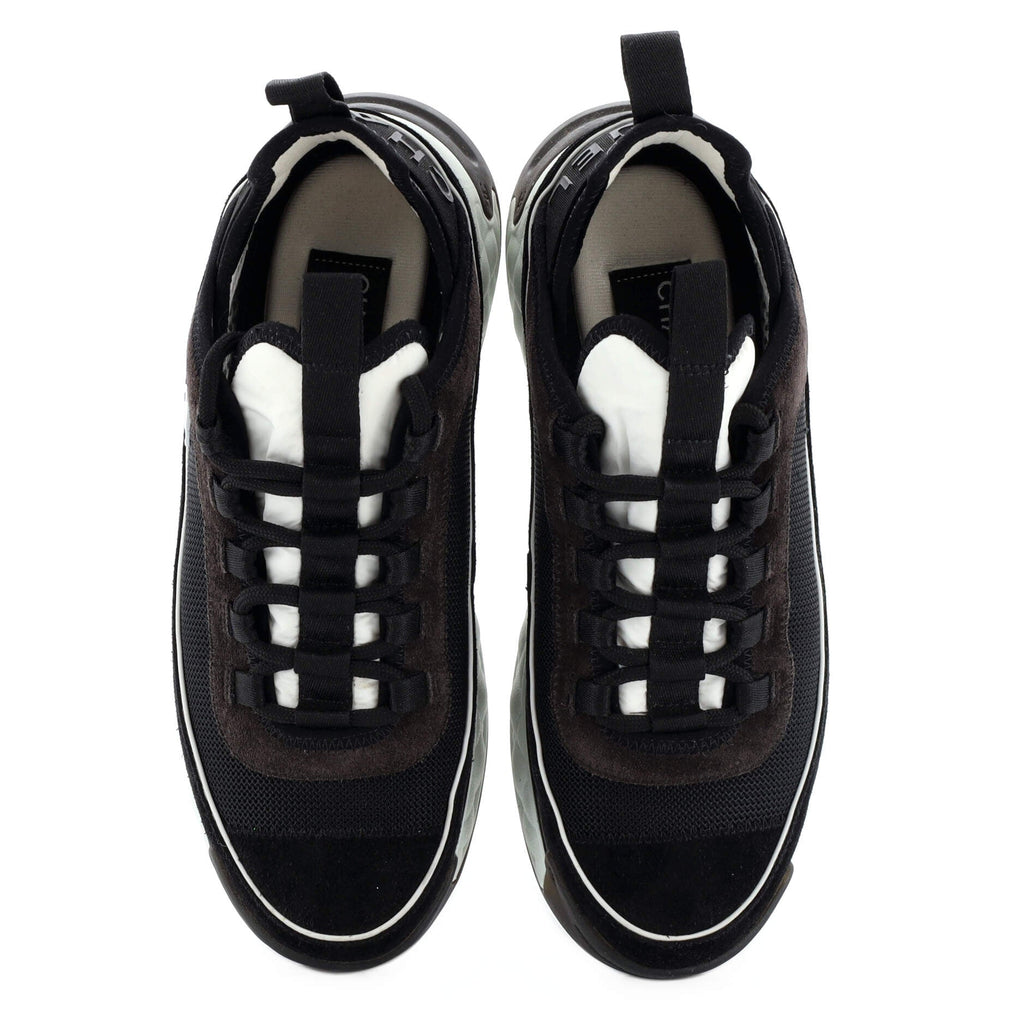 Women's CC Cap Toe Logo Sneakers Suede and Mixed Fibers