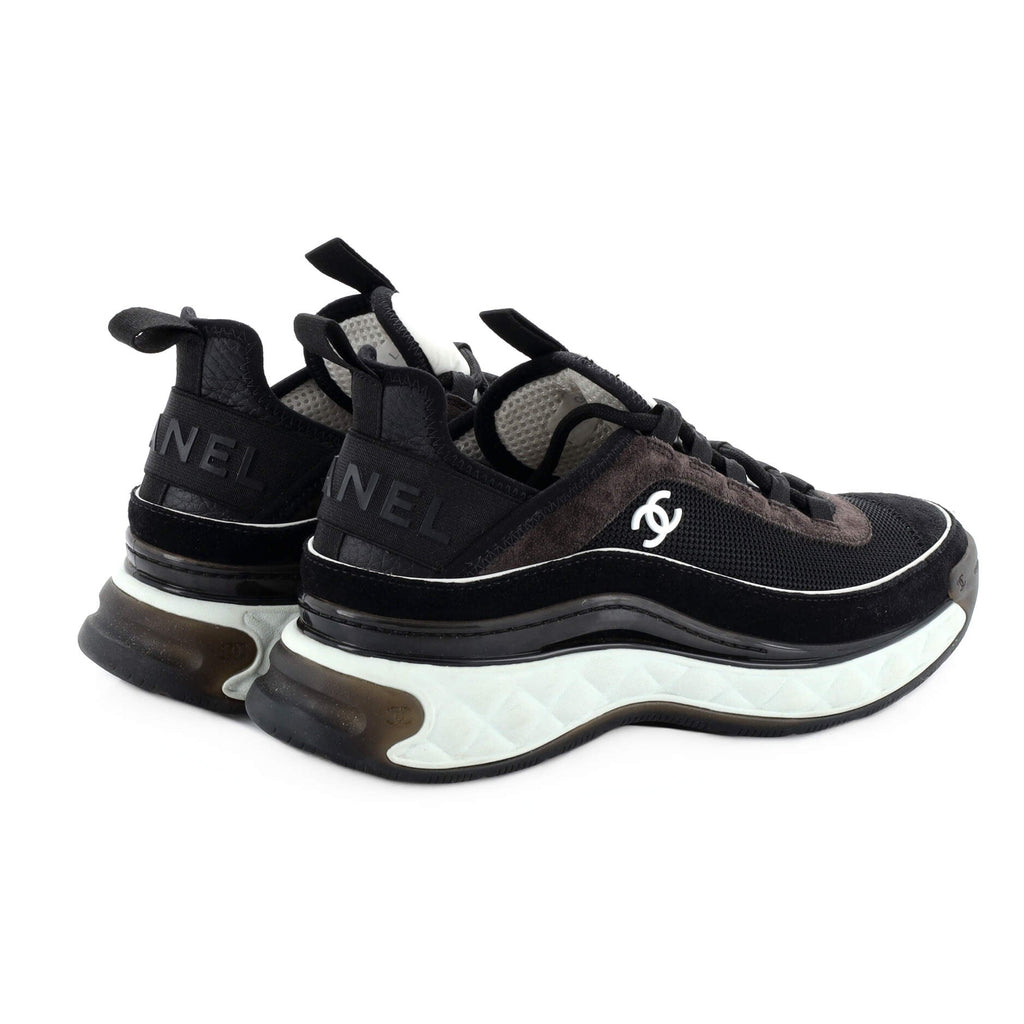 Women's CC Cap Toe Logo Sneakers Suede and Mixed Fibers