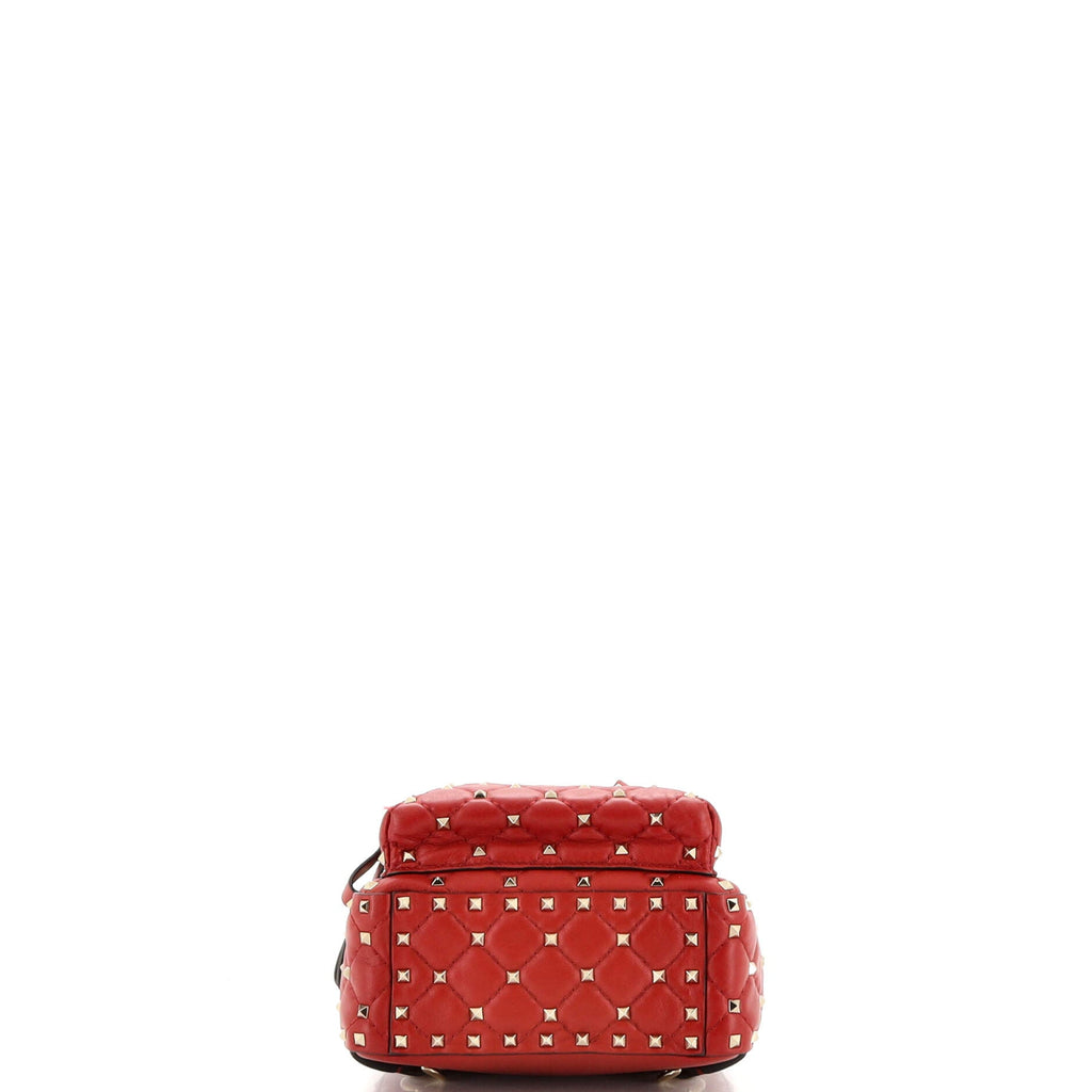 Rockstud Spike Backpack Quilted Leather Mini