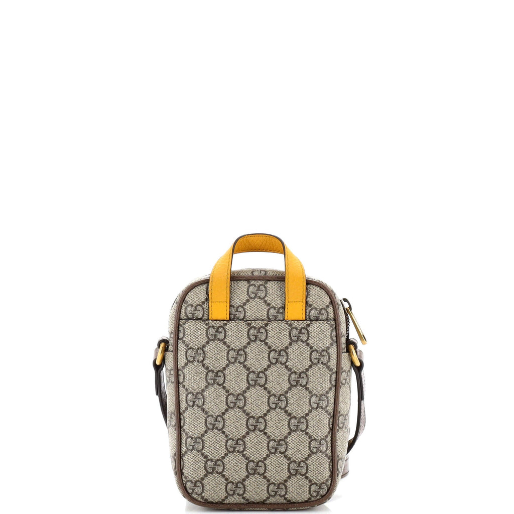 Neo Vintage Top Handle Crossbody Bag GG Coated Canvas Mini