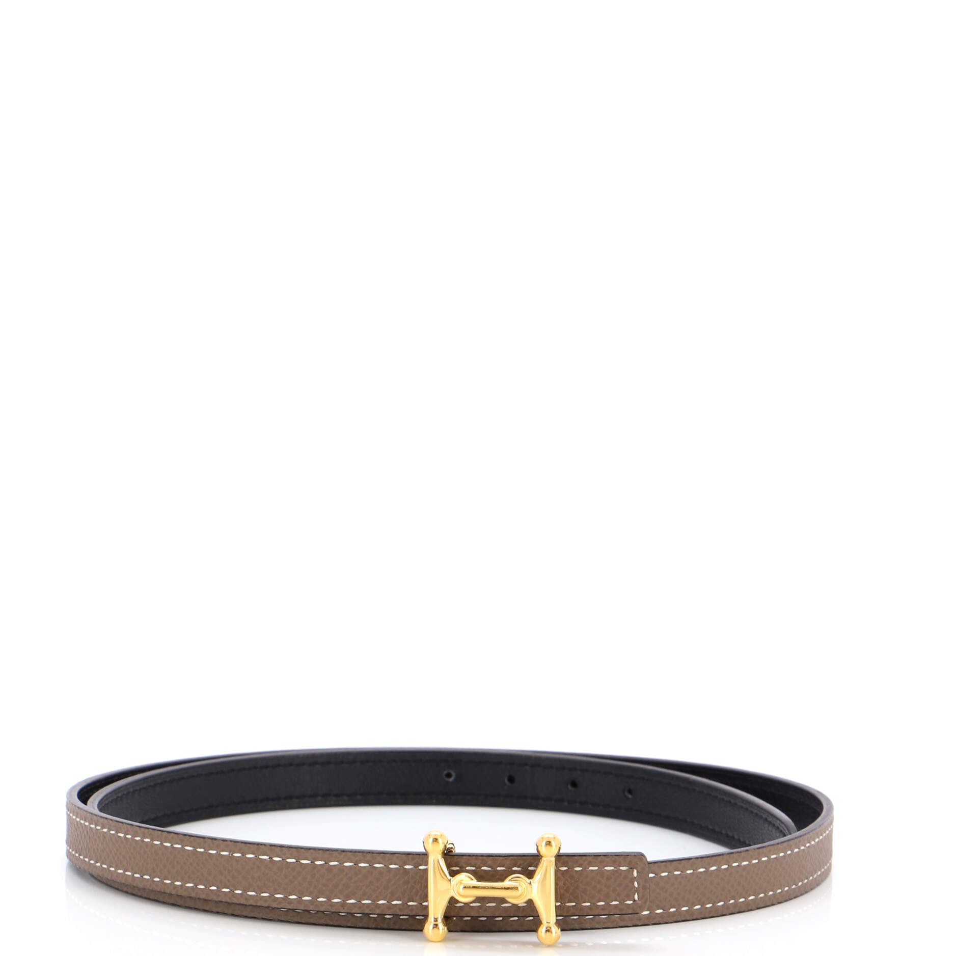 Mors H Reversible Belt Leather Thin 75