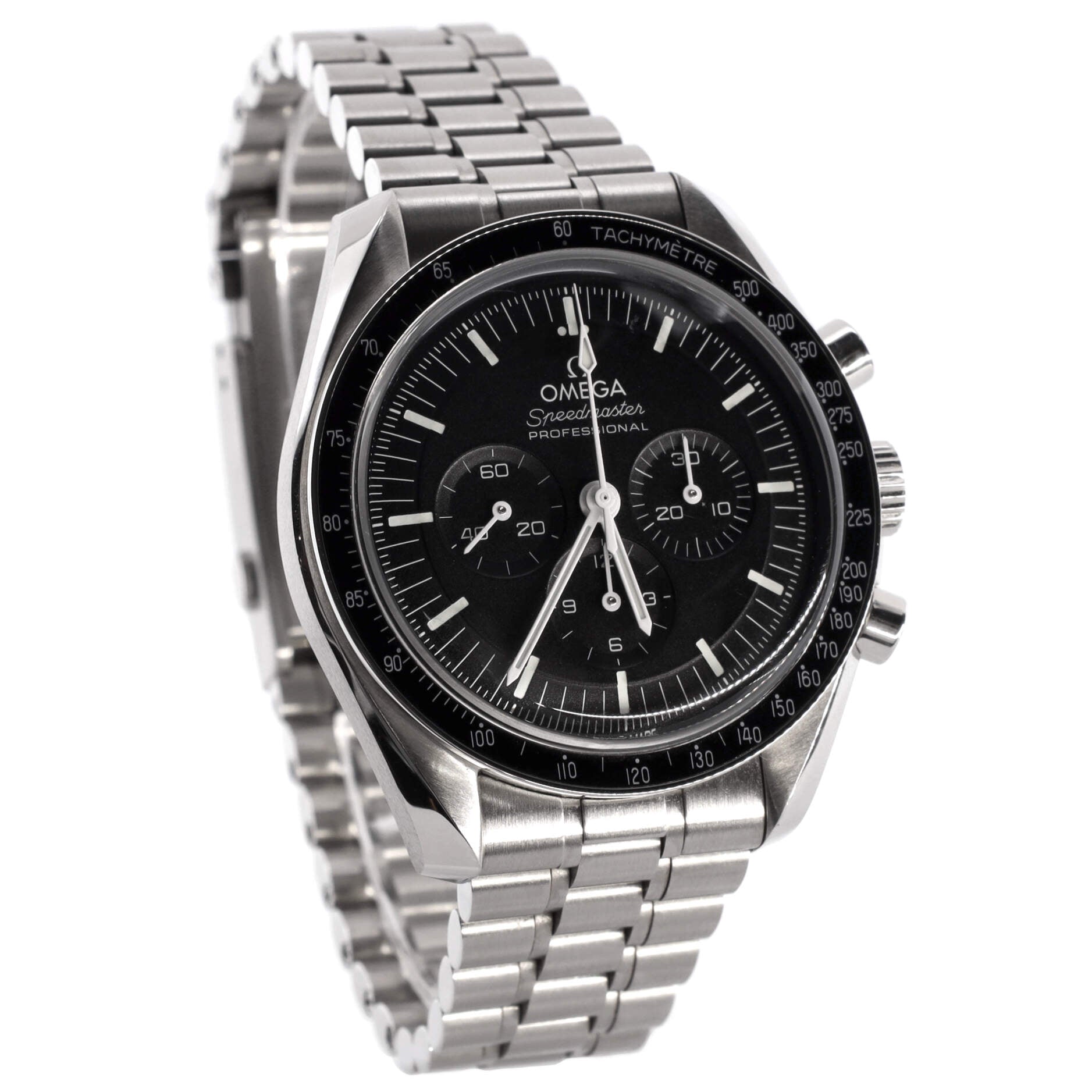 Speedmaster Professional Moonwatch Co‑Axial Chronograph Manual Watch Stainless Steel 42