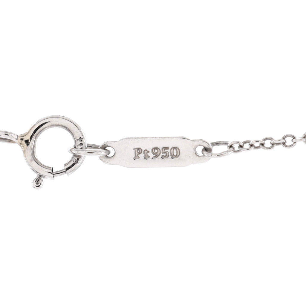 Cross Pendant Necklace Platinum and Diamonds Mini
