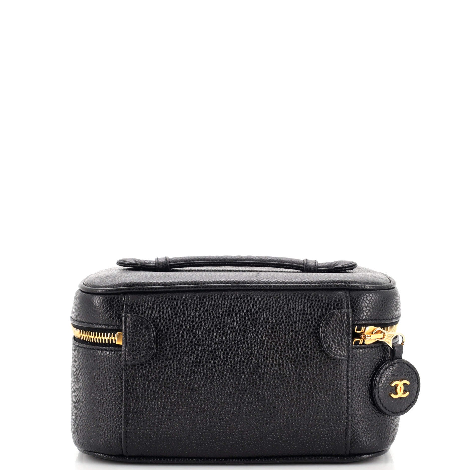 Vintage Timeless Cosmetic Case Caviar Medium