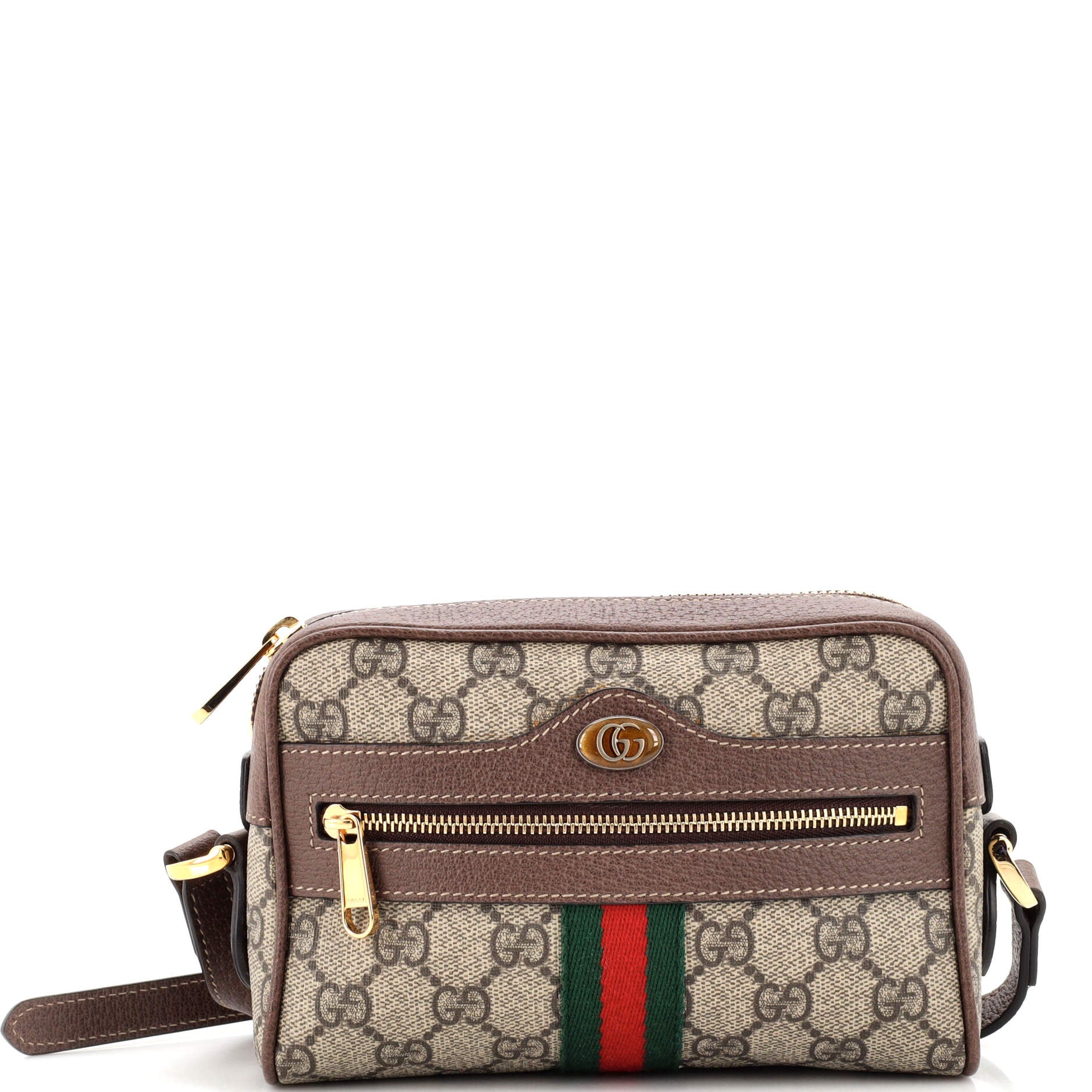 Ophidia Shoulder Bag GG Coated Canvas Mini