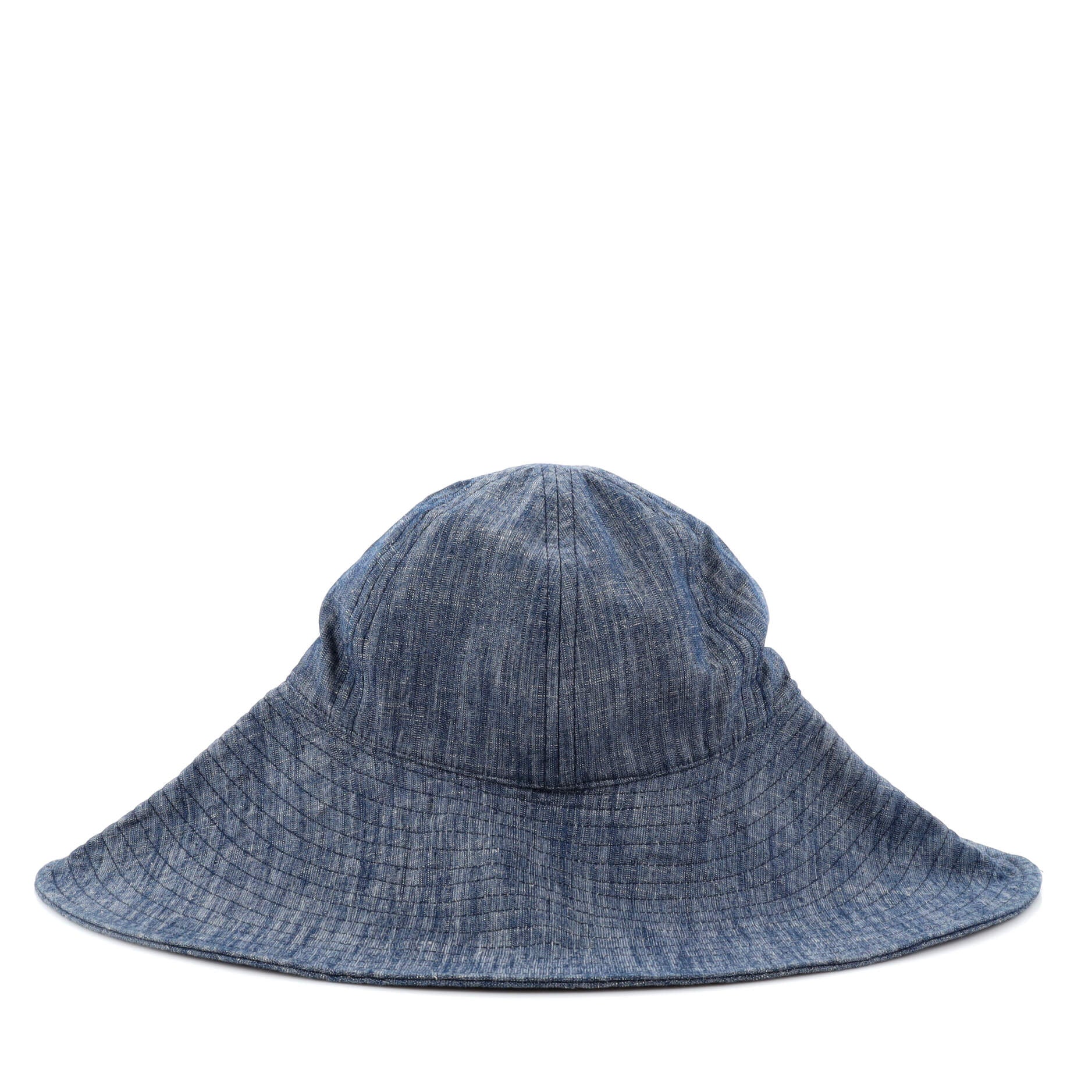 Sun Hat Embroidered Denim