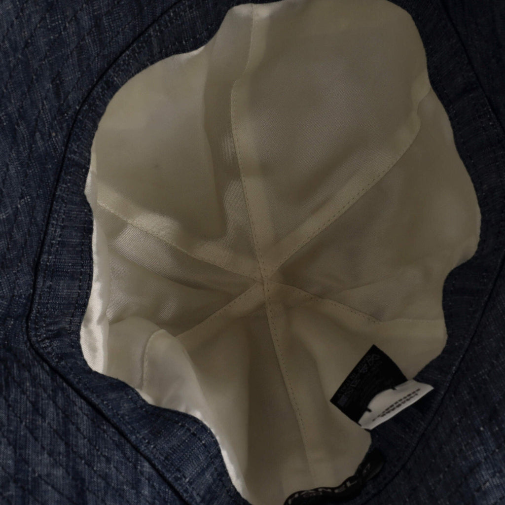 Sun Hat Embroidered Denim