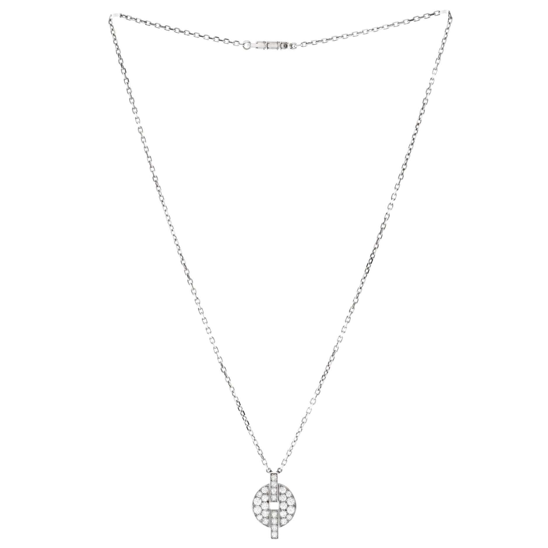 Himalia Pendant Necklace 18K White Gold and Diamonds