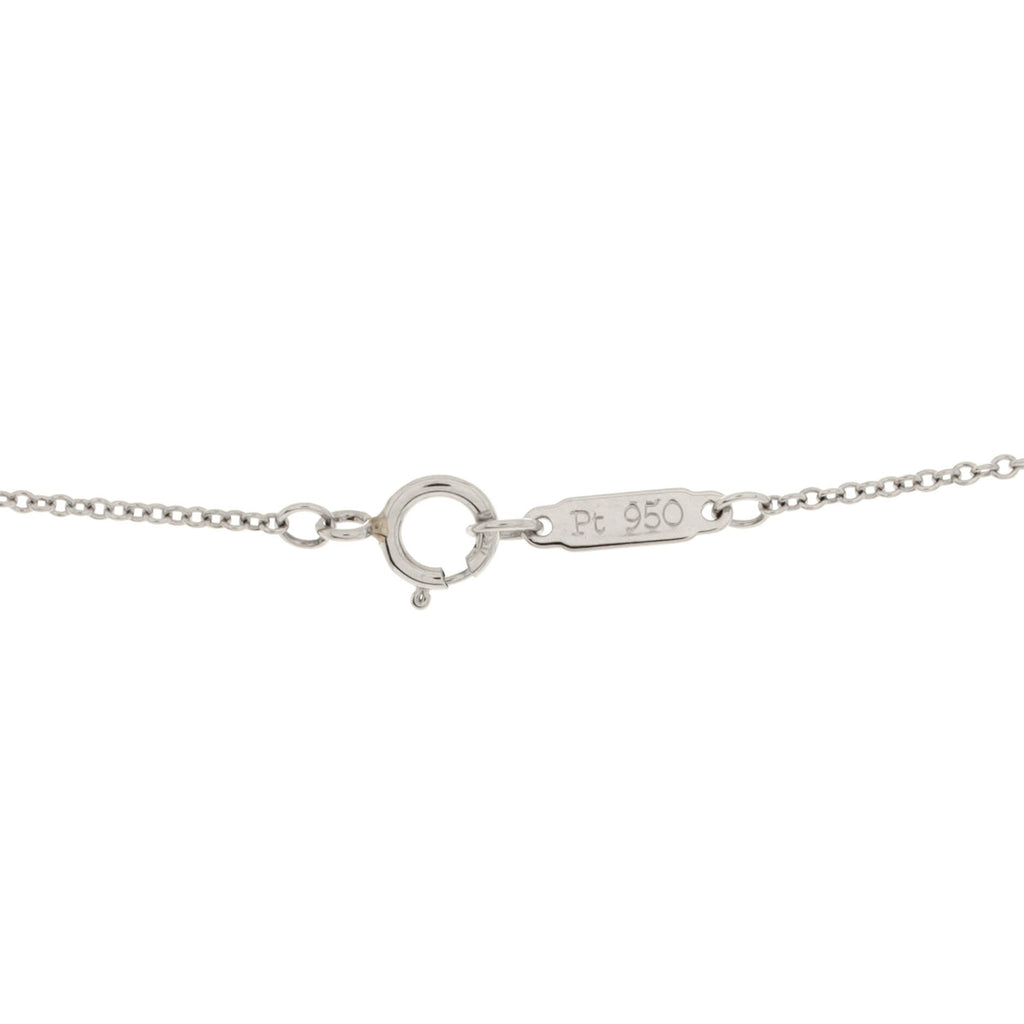 Paper Flowers Firefly Pendant Necklace Platinum with Diamonds and Tanzanite Small