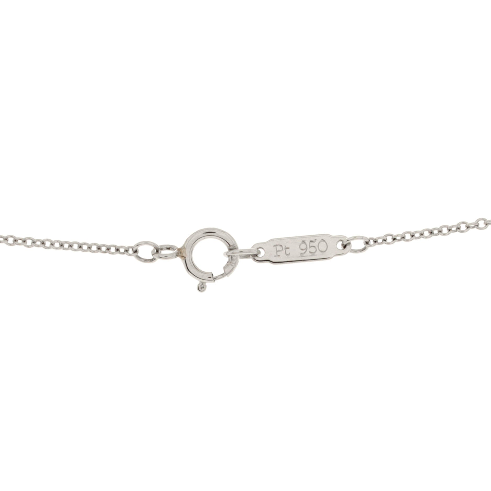 Paper Flowers Firefly Pendant Necklace Platinum with Diamonds and Tanzanite Small