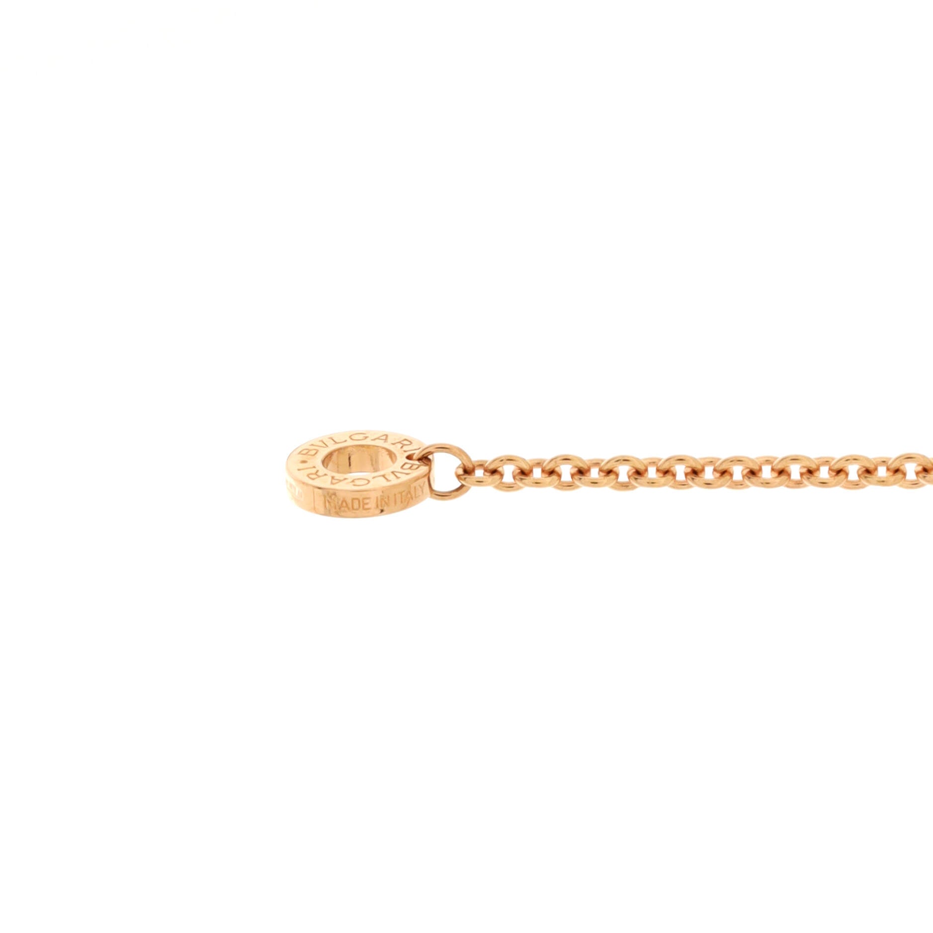 B.Zero1 Legend Pendant Necklace 18K Rose Gold with Diamonds
