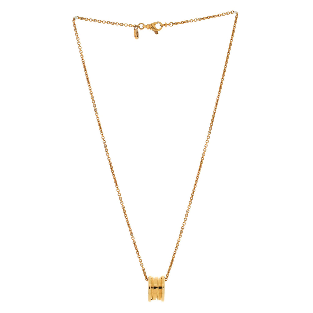 B.Zero1 Pendant Necklace 18K Yellow Gold Small