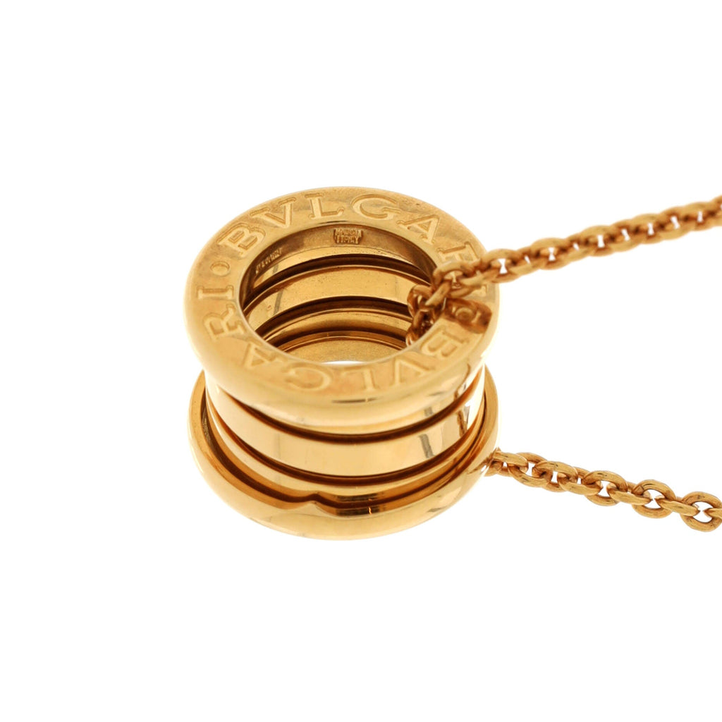 B.Zero1 Pendant Necklace 18K Yellow Gold Small