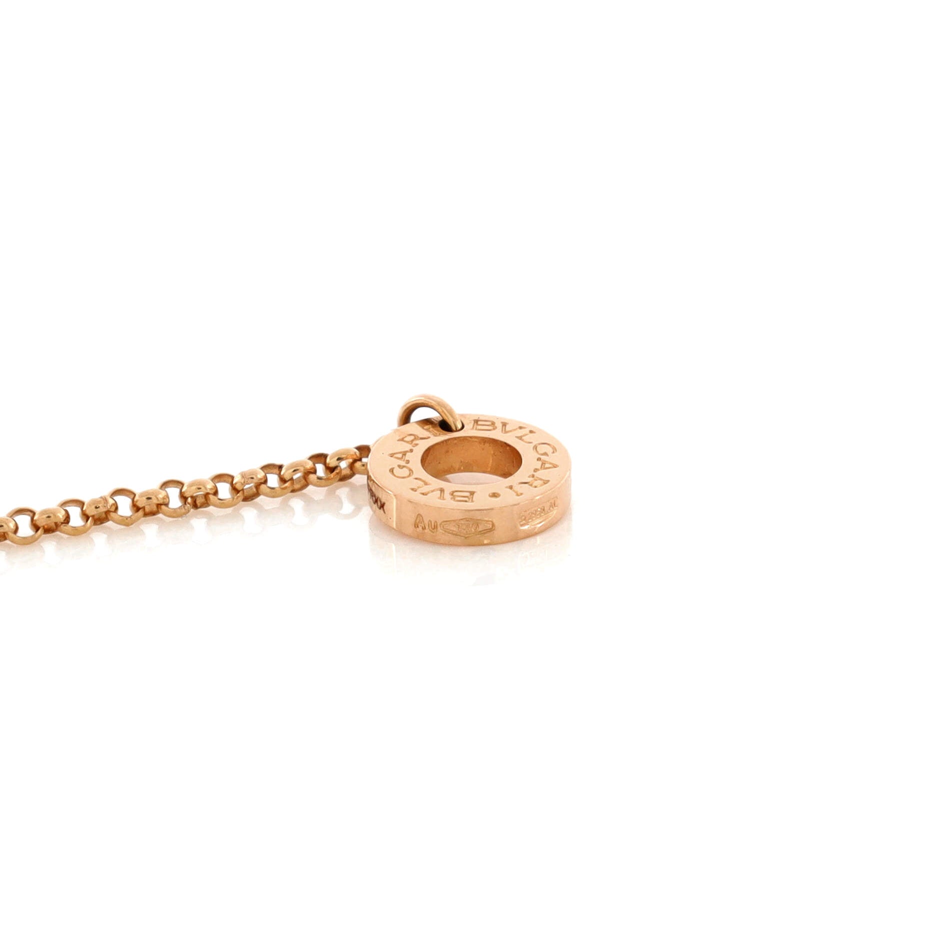 Cuore Heart Pendant Necklace 18K Rose Gold with Diamonds