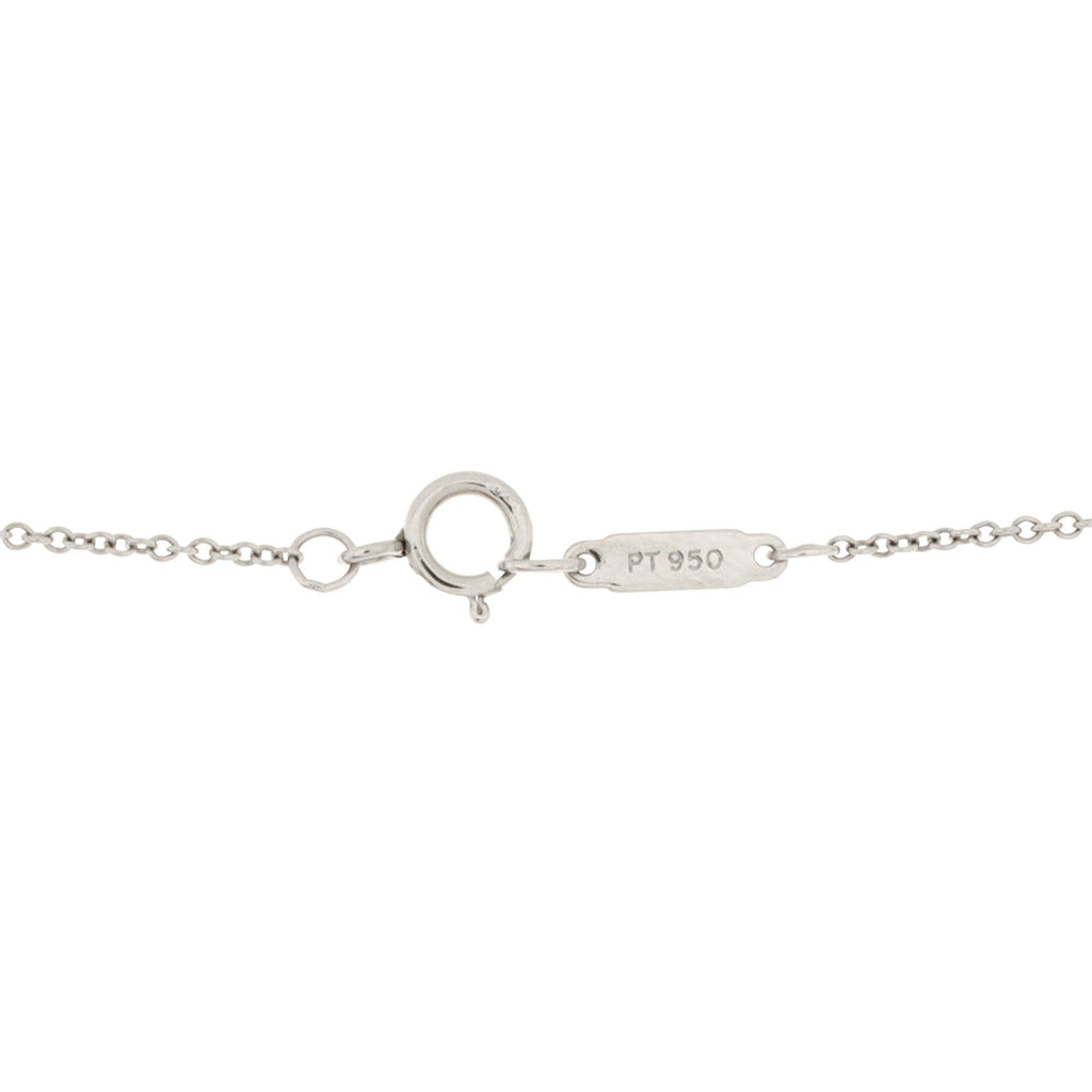 Etoile Heart 3 Diamond Pendant Necklace Platinum with Diamonds