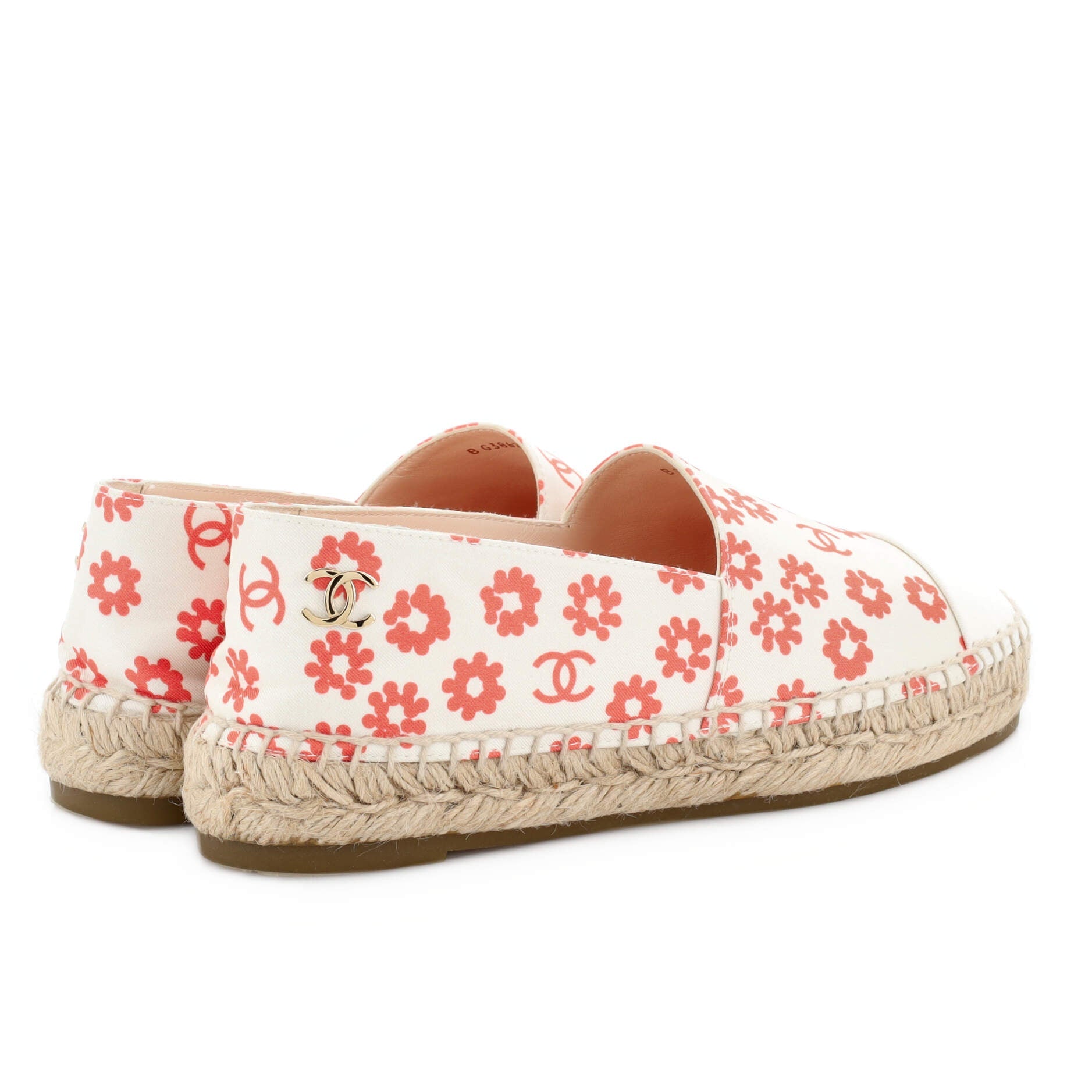Women's Cap Toe Espadrilles Printed Canvas