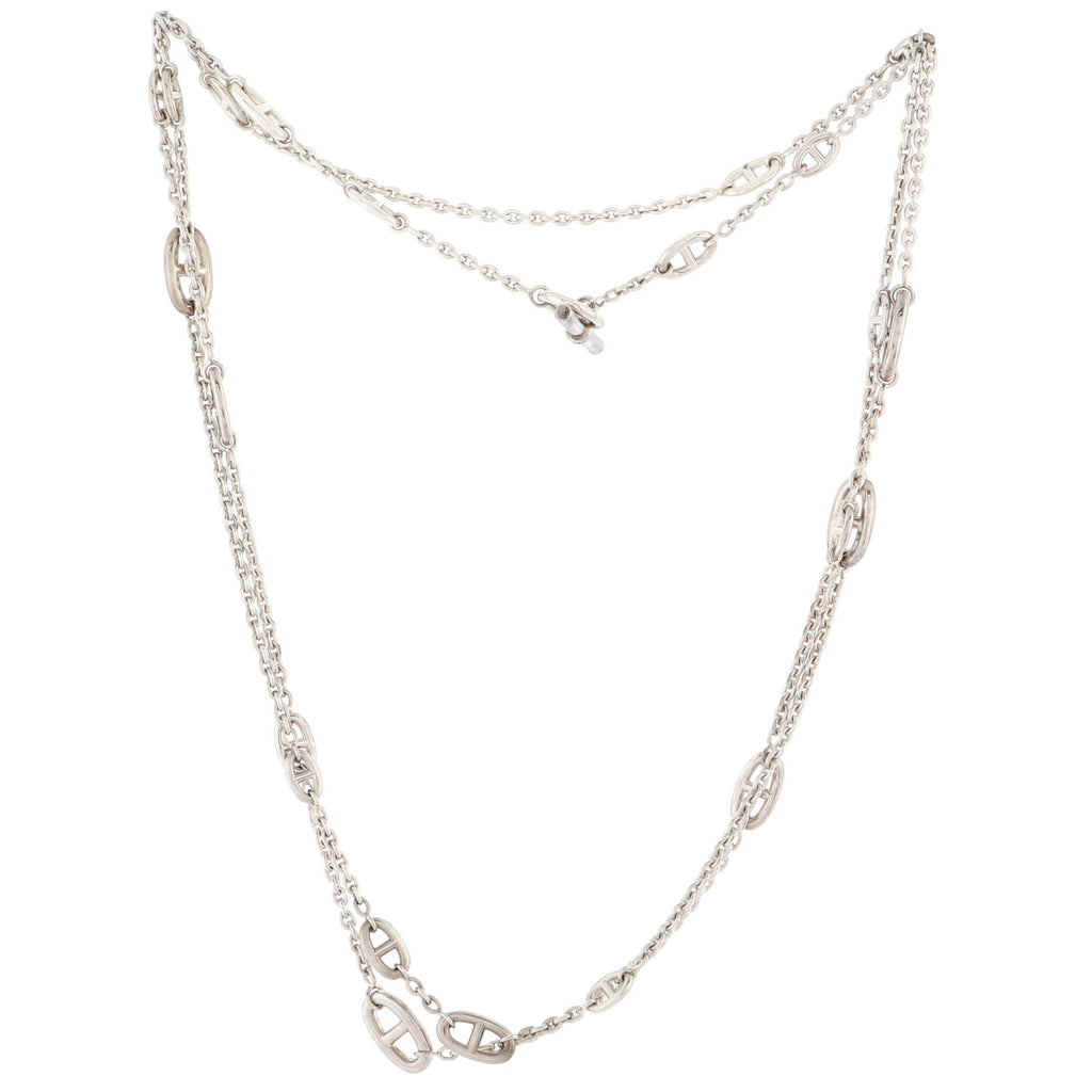 Farandole Long Necklace Sterling Silver 160