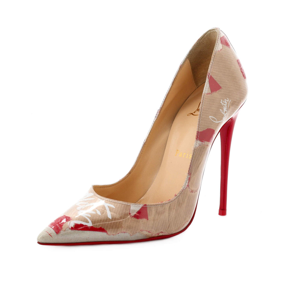 Women's So Kate Pumps PVC and Printed Kraft Paper 120