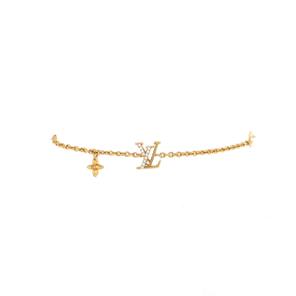 LV Iconic Bracelet Metal with Crystals