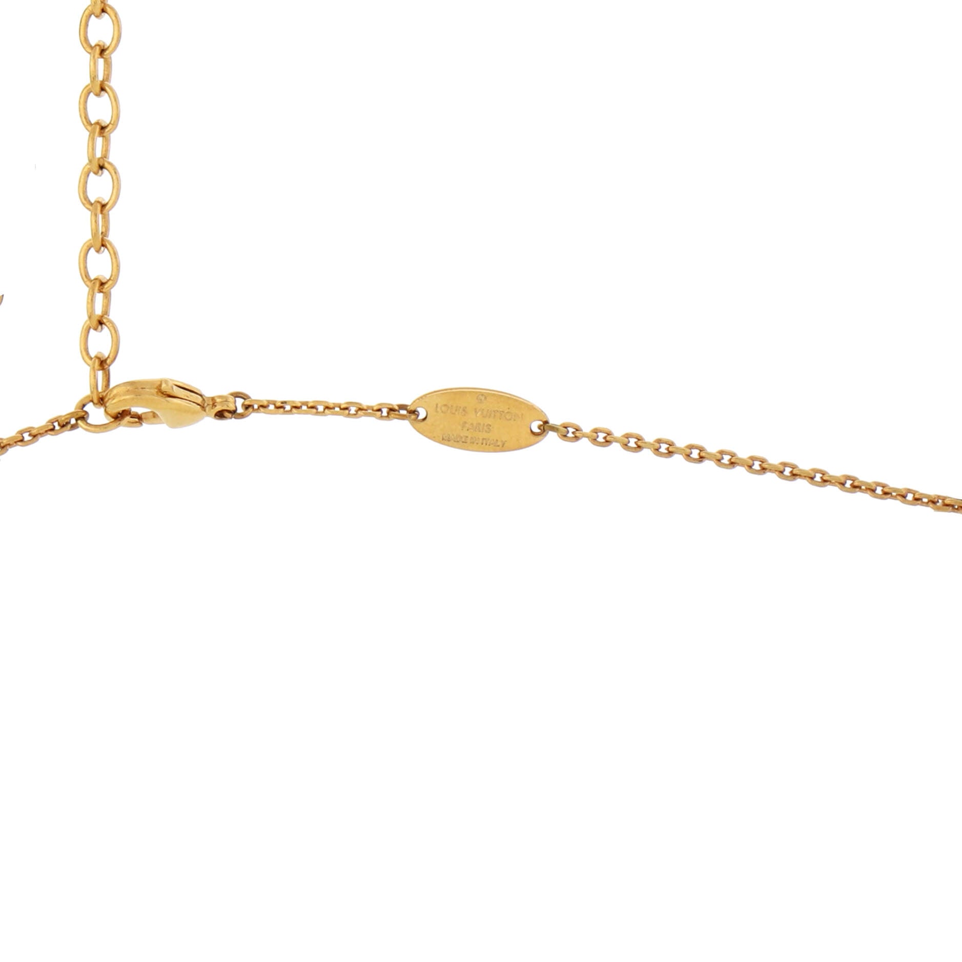 Collier Angel Love Necklace Metal with Faux Pearl