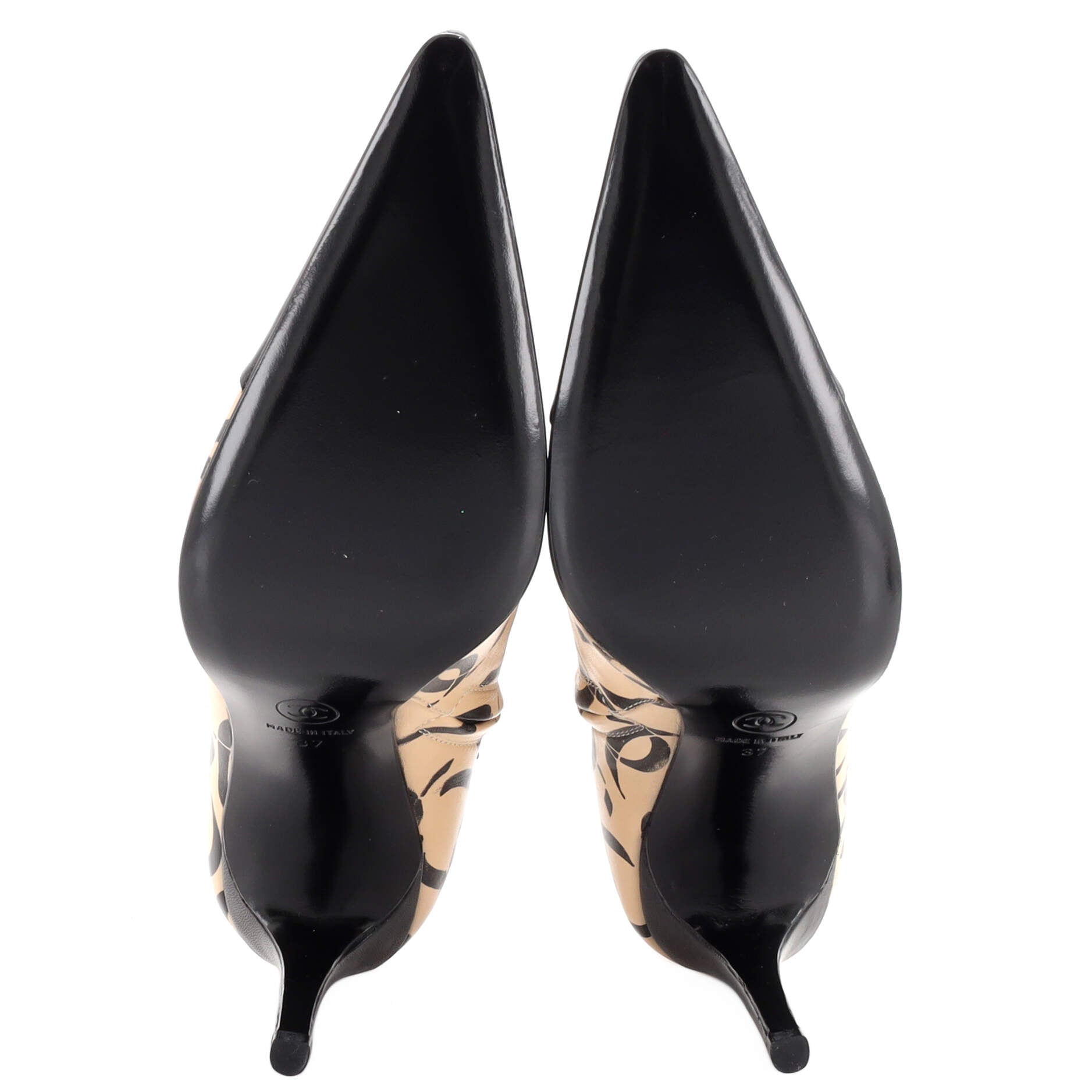 Women's CC Ankle Boots Printed Leather