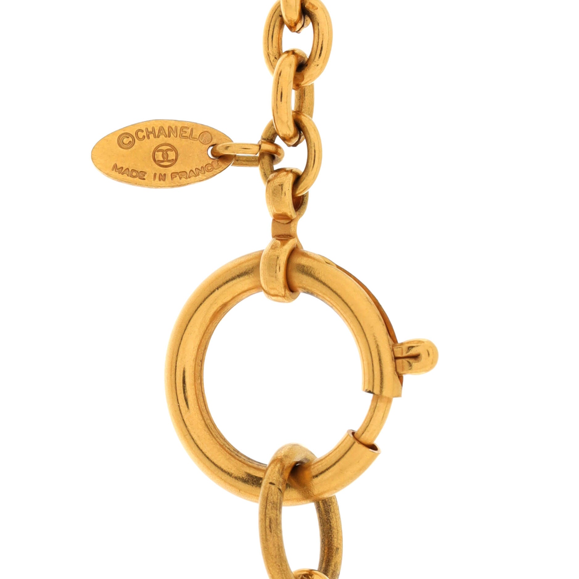 Vintage Magnifying Glass Pendant Necklace Metal