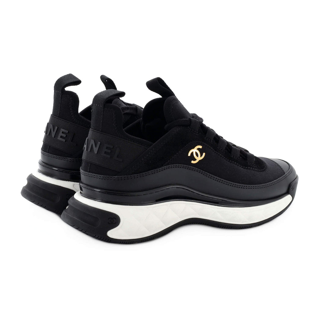 Women's CC Cap Toe Logo Sneakers Suede and Mixed Fibers