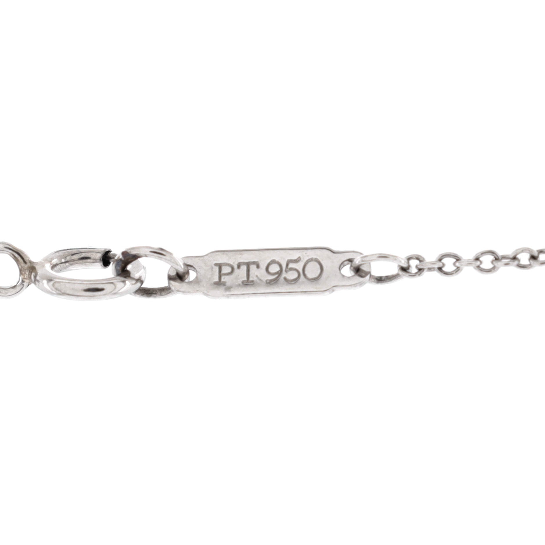 Paper Flowers Pendant Necklace Platinum with Pave Diamonds Large