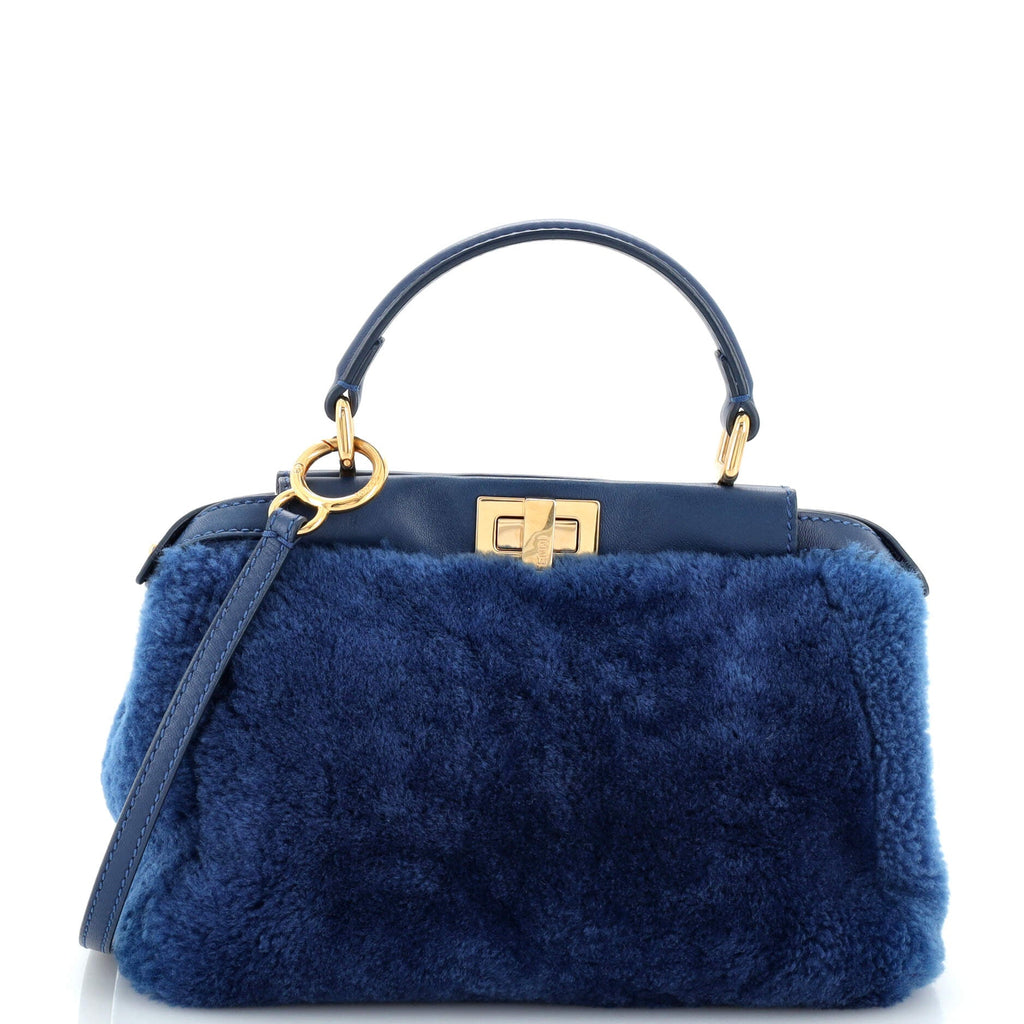 Peekaboo Bag Shearling Mini