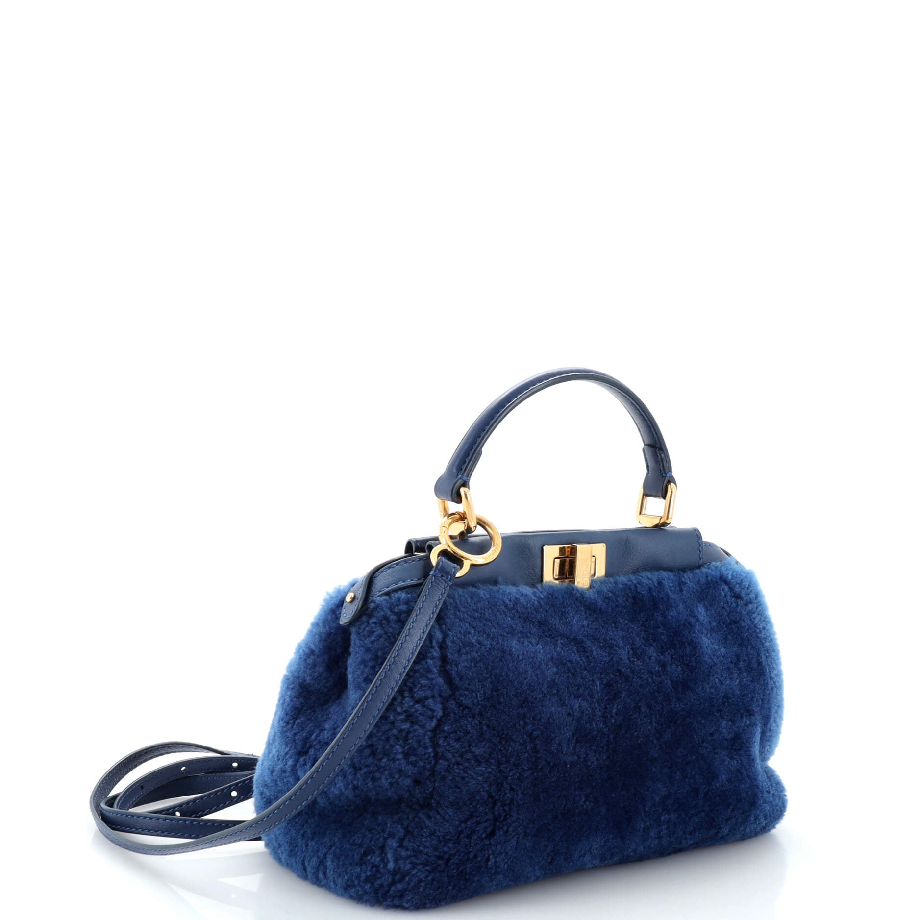 Peekaboo Bag Shearling Mini