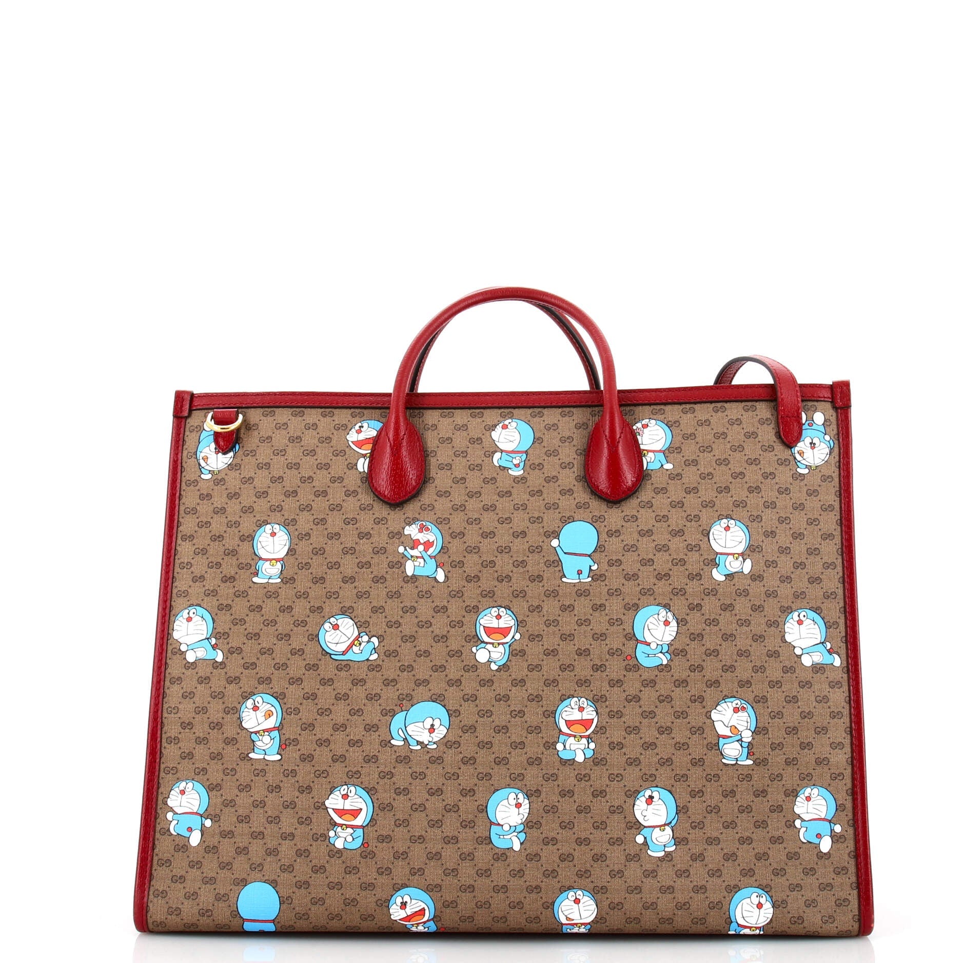 Doraemon Tote Printed Mini GG Coated Canvas Large