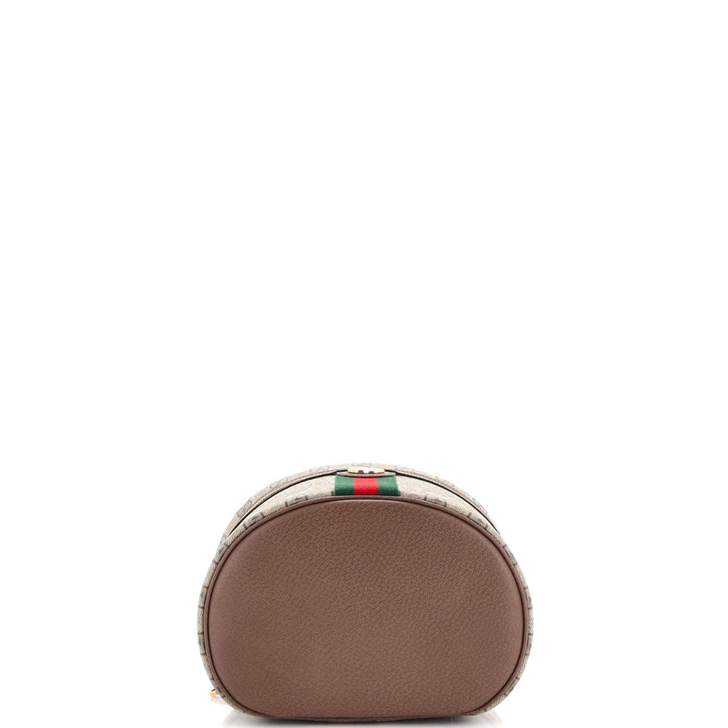 Ophidia Top Handle Cosmetic Case GG Coated Canvas Small