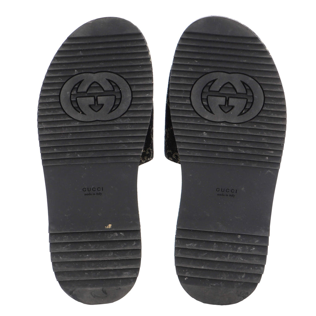 Women's Angelina Platform Slide Sandals GG Denim