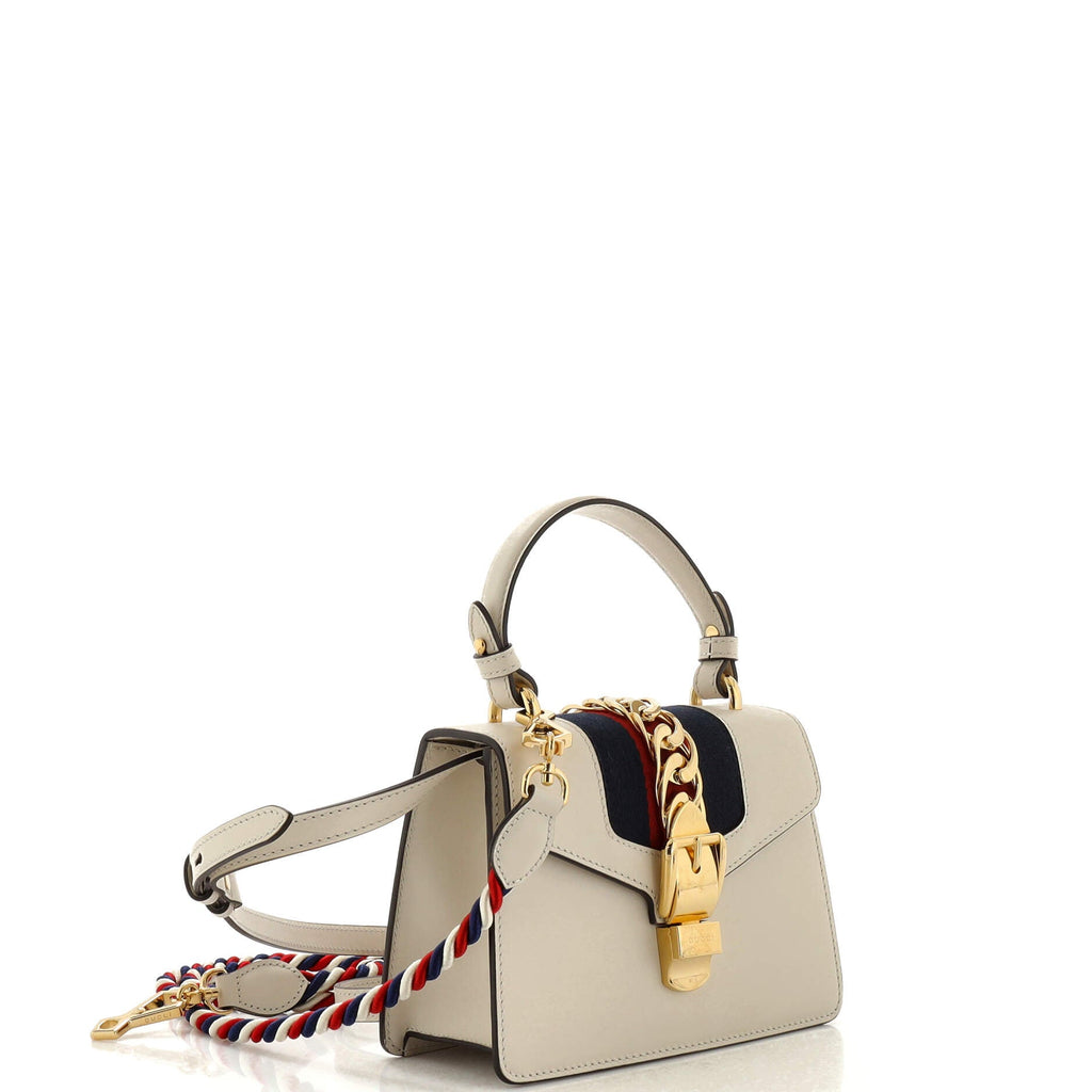 Sylvie Top Handle Bag Leather Mini