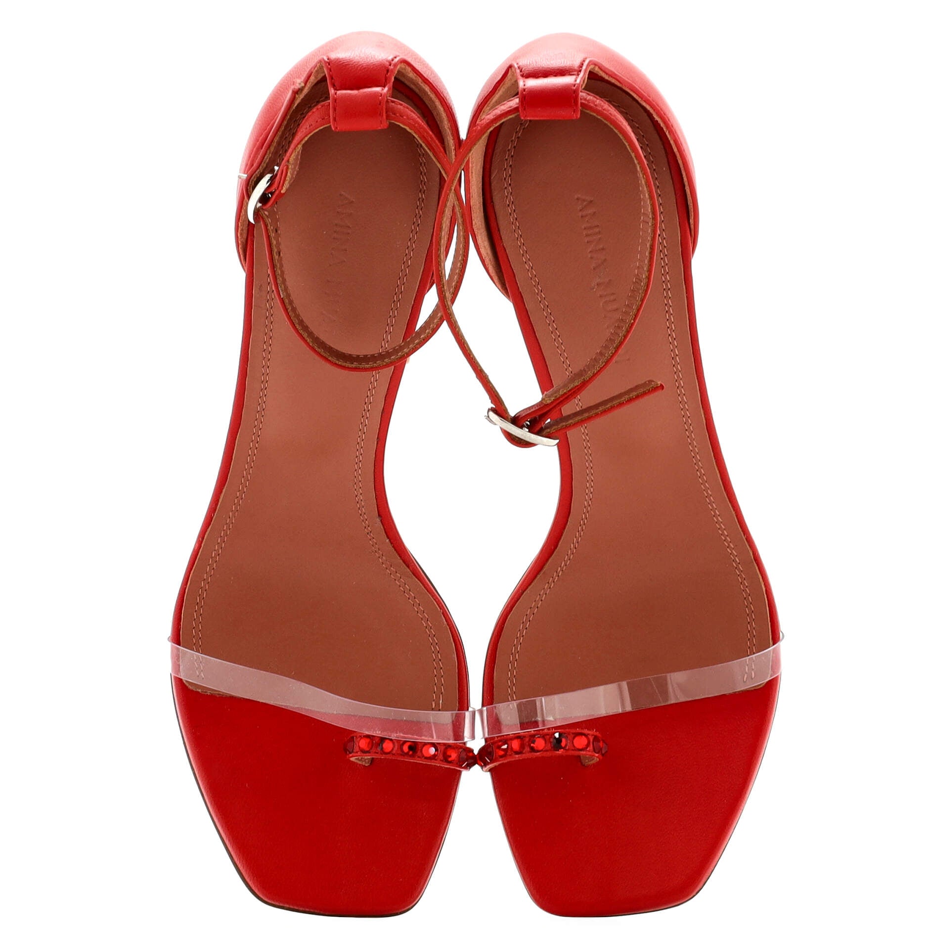 Women's Oya Heeled Sandals Leather with PVC 95