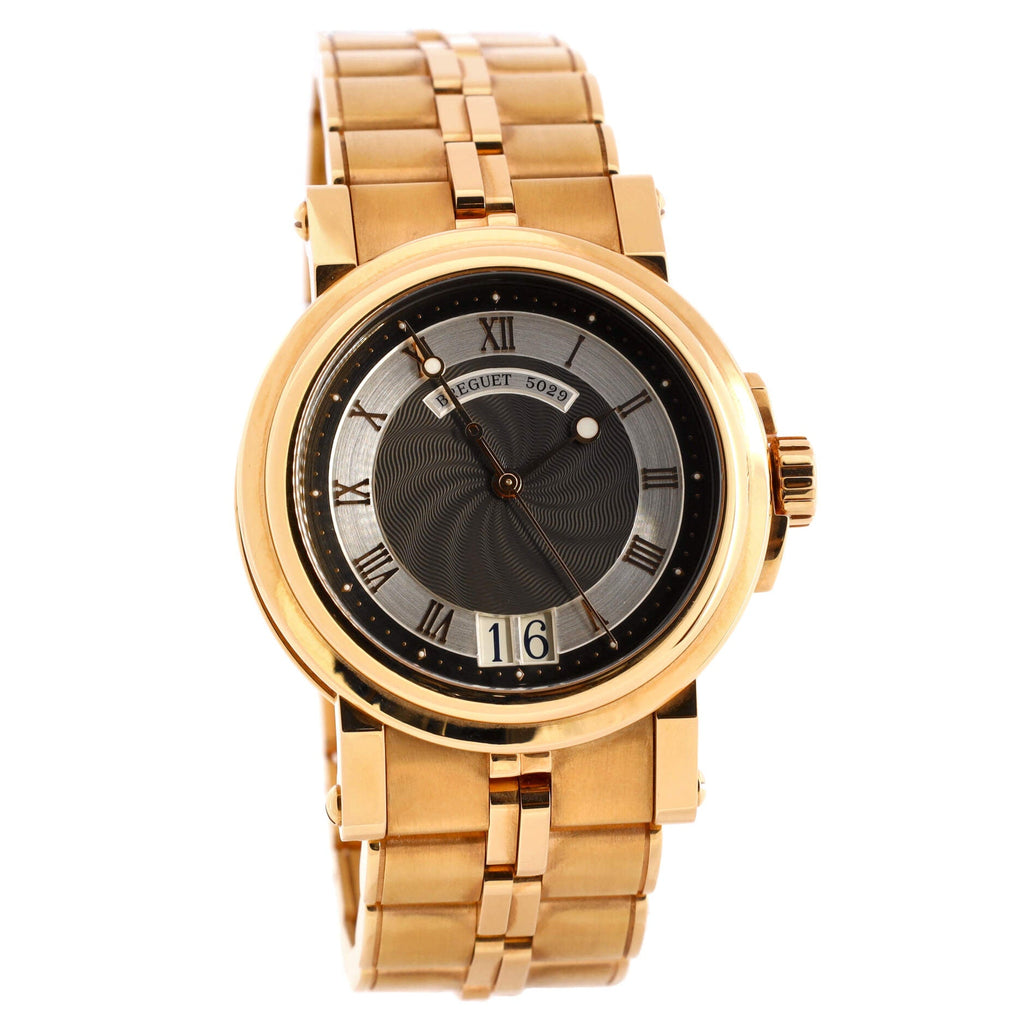 Marine Big Date Automatic Watch Rose Gold 39