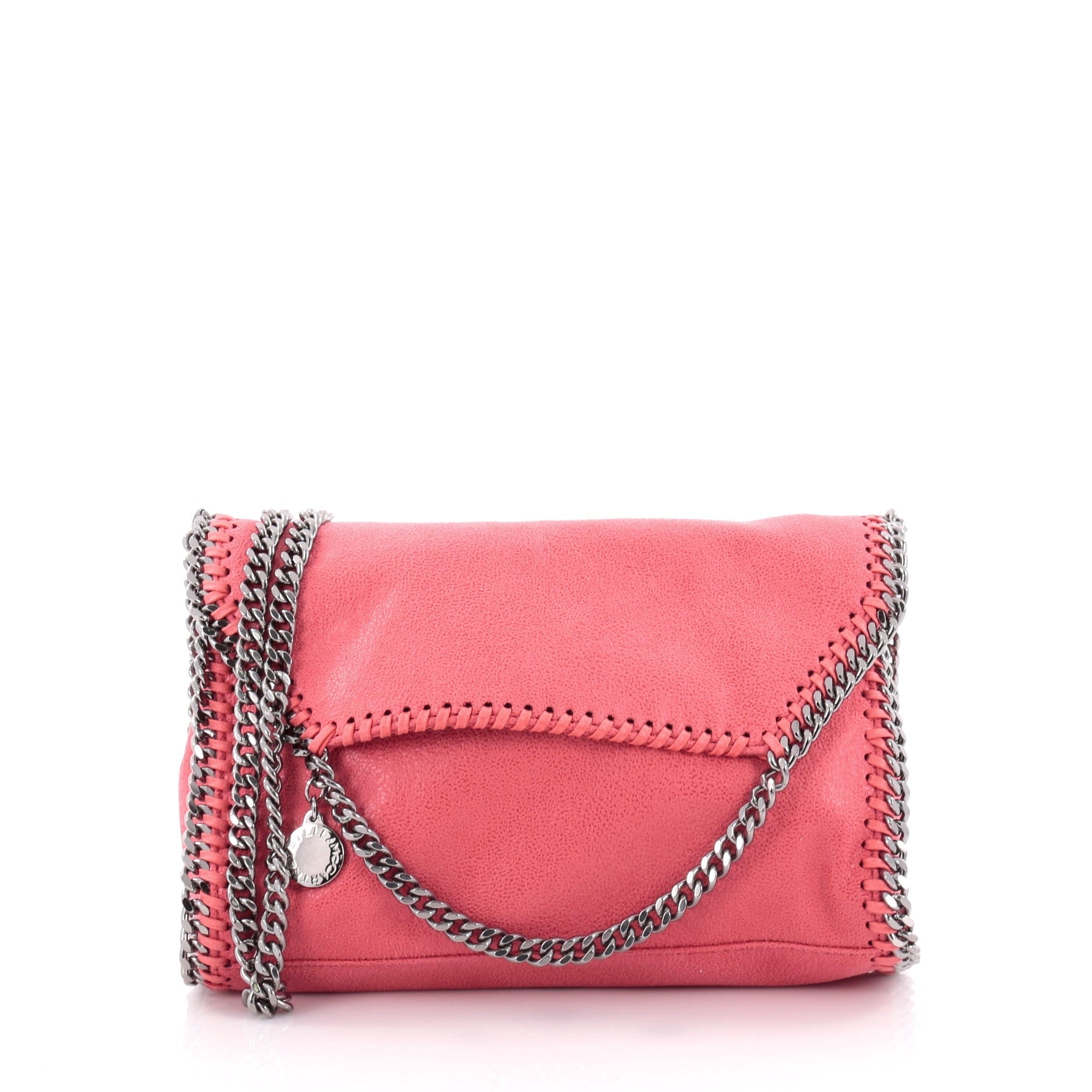 Falabella Fold Over Crossbody Bag Shaggy Deer Mini